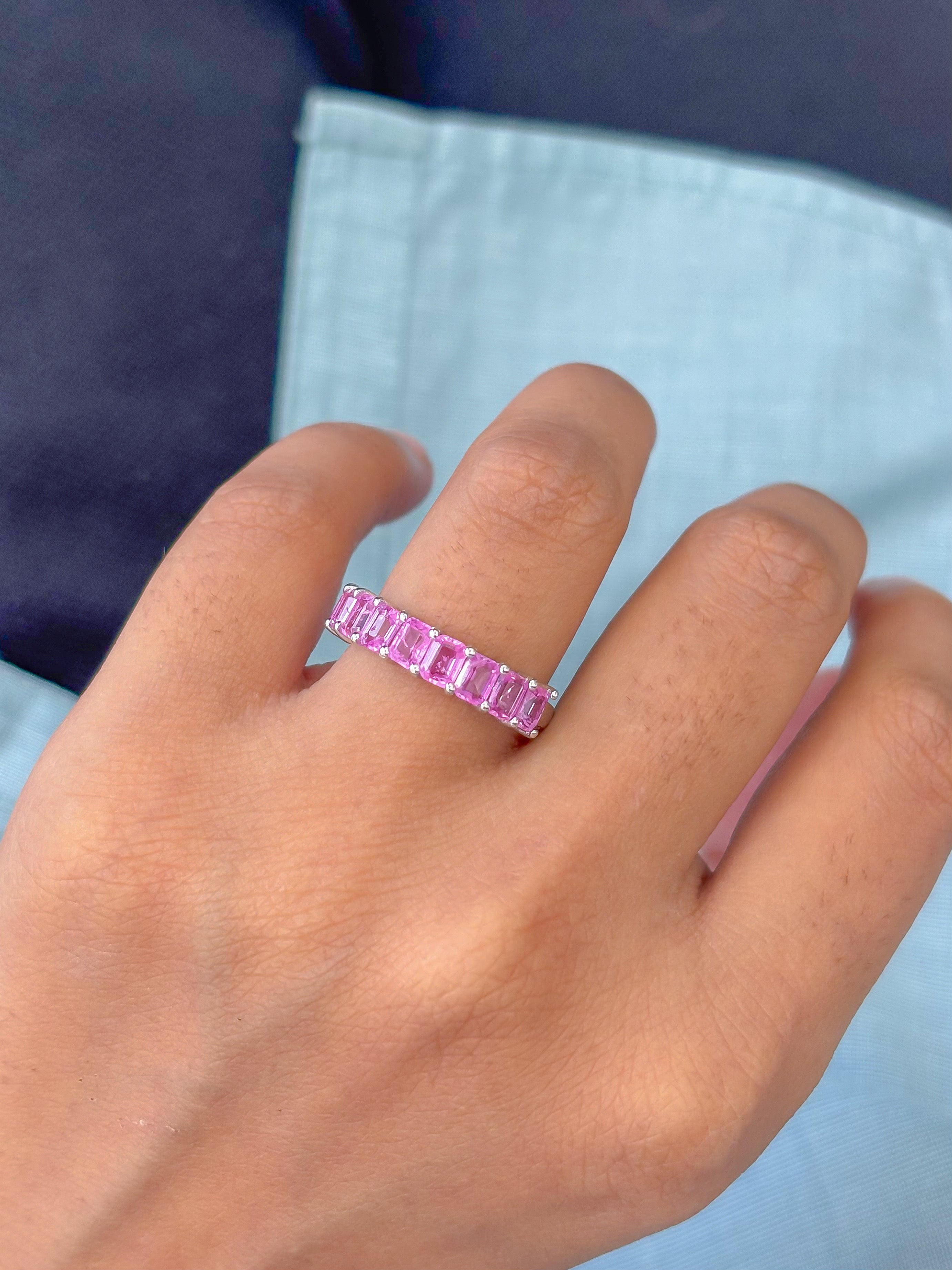 JPRG-4737/11623 Pink Sapphire Ring | 14K
