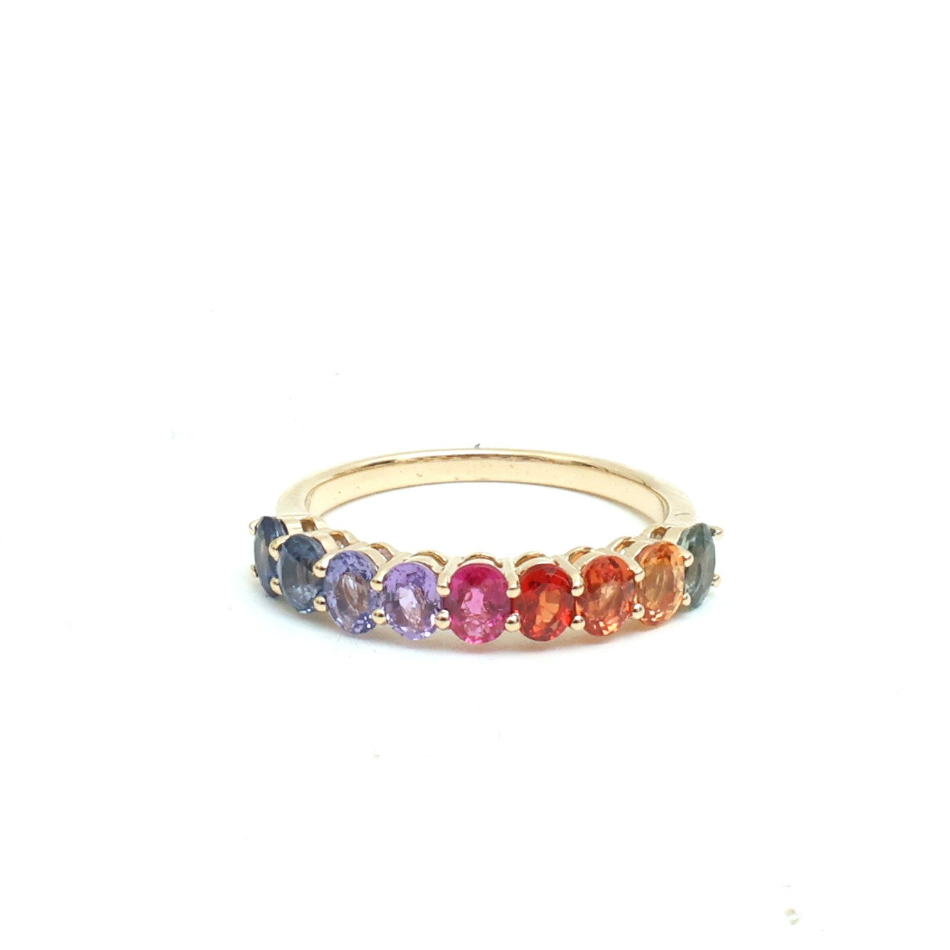 JPRG-4739/11628 Rainbow Sapphire Ring | 14K