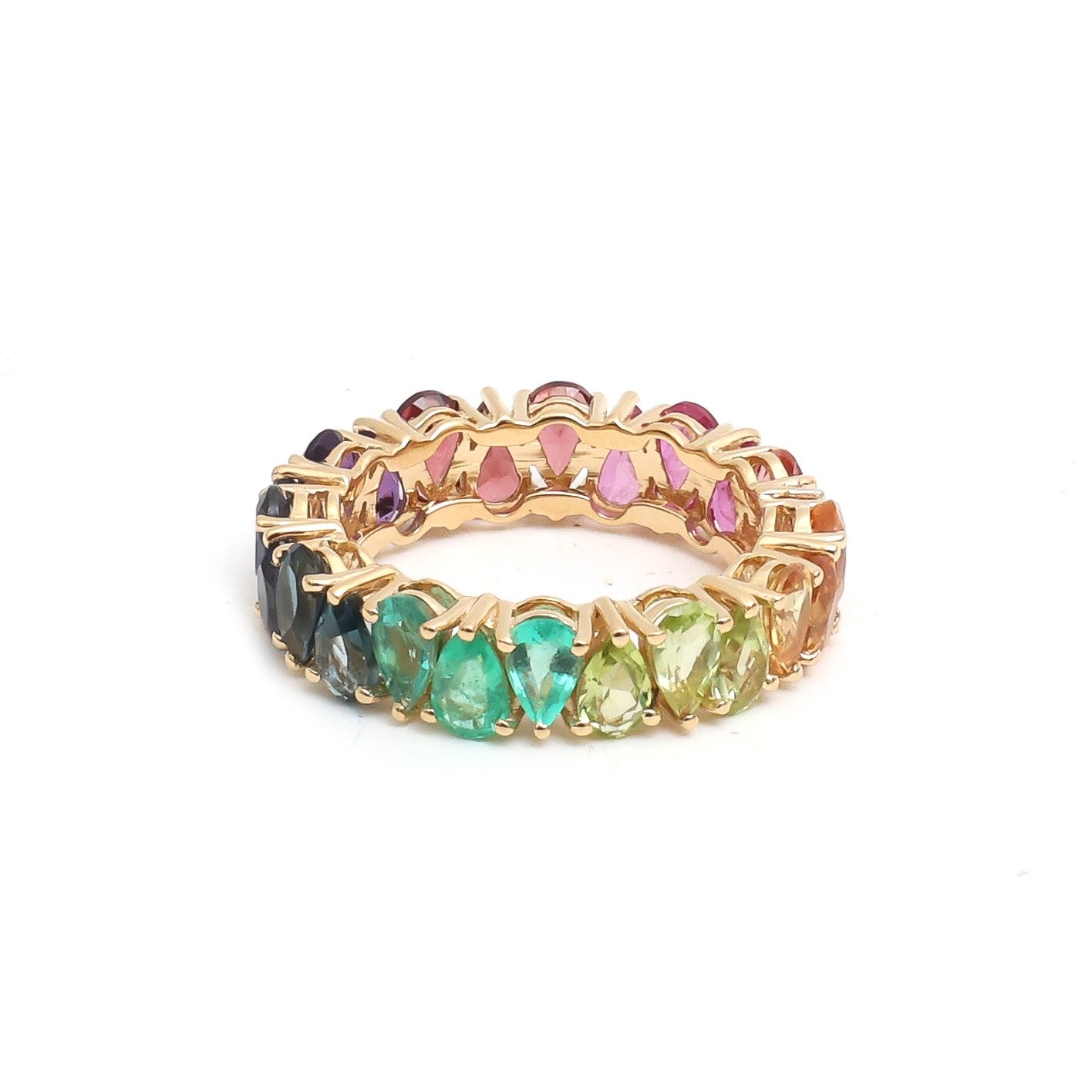 JPRG-4741/11630 Rainbow Sapphire Ring | 18K
