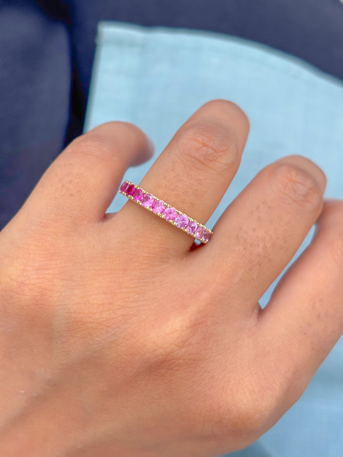 JPRG-4742/11631 Pink Sapphire Ring | 14K