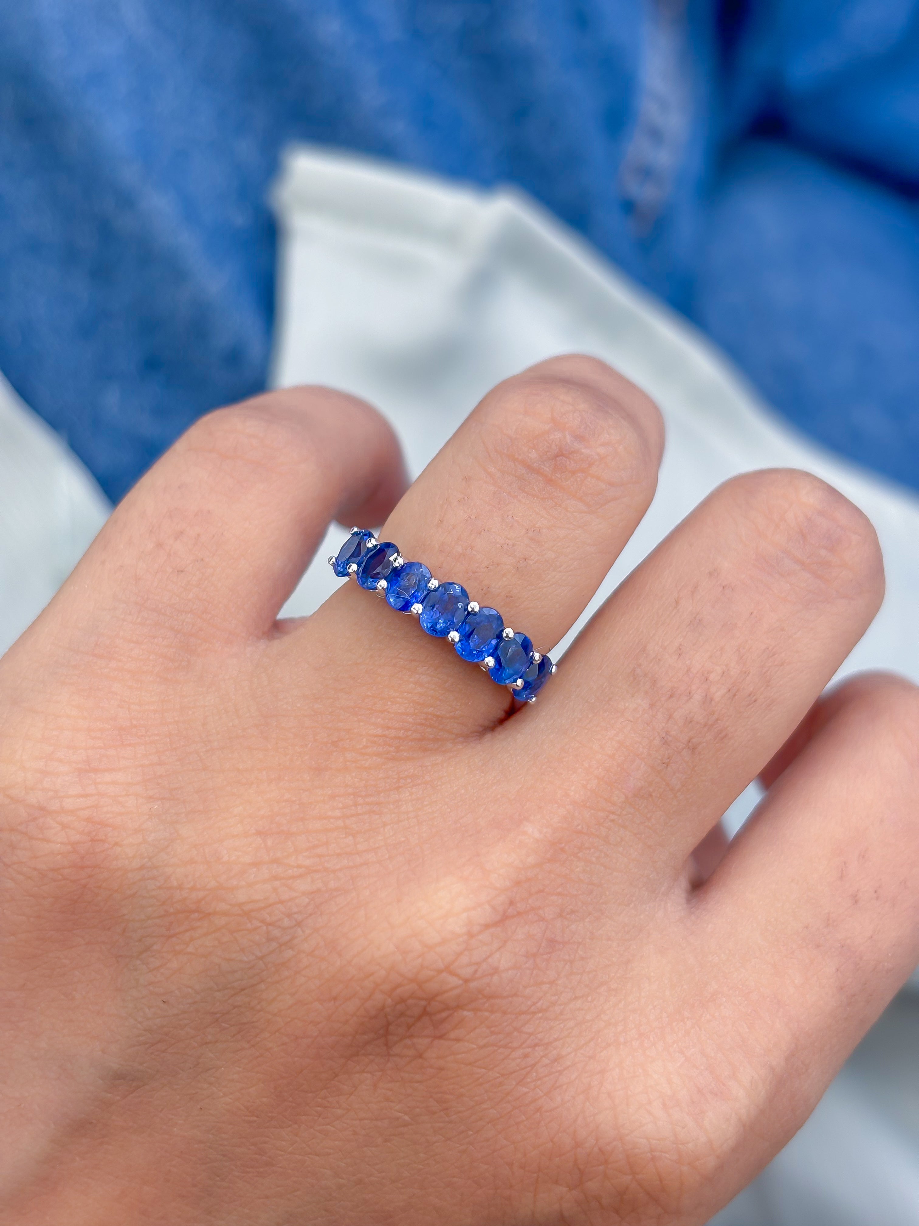 JPRG-4750/11657 Blue Sapphire Ring | 18K