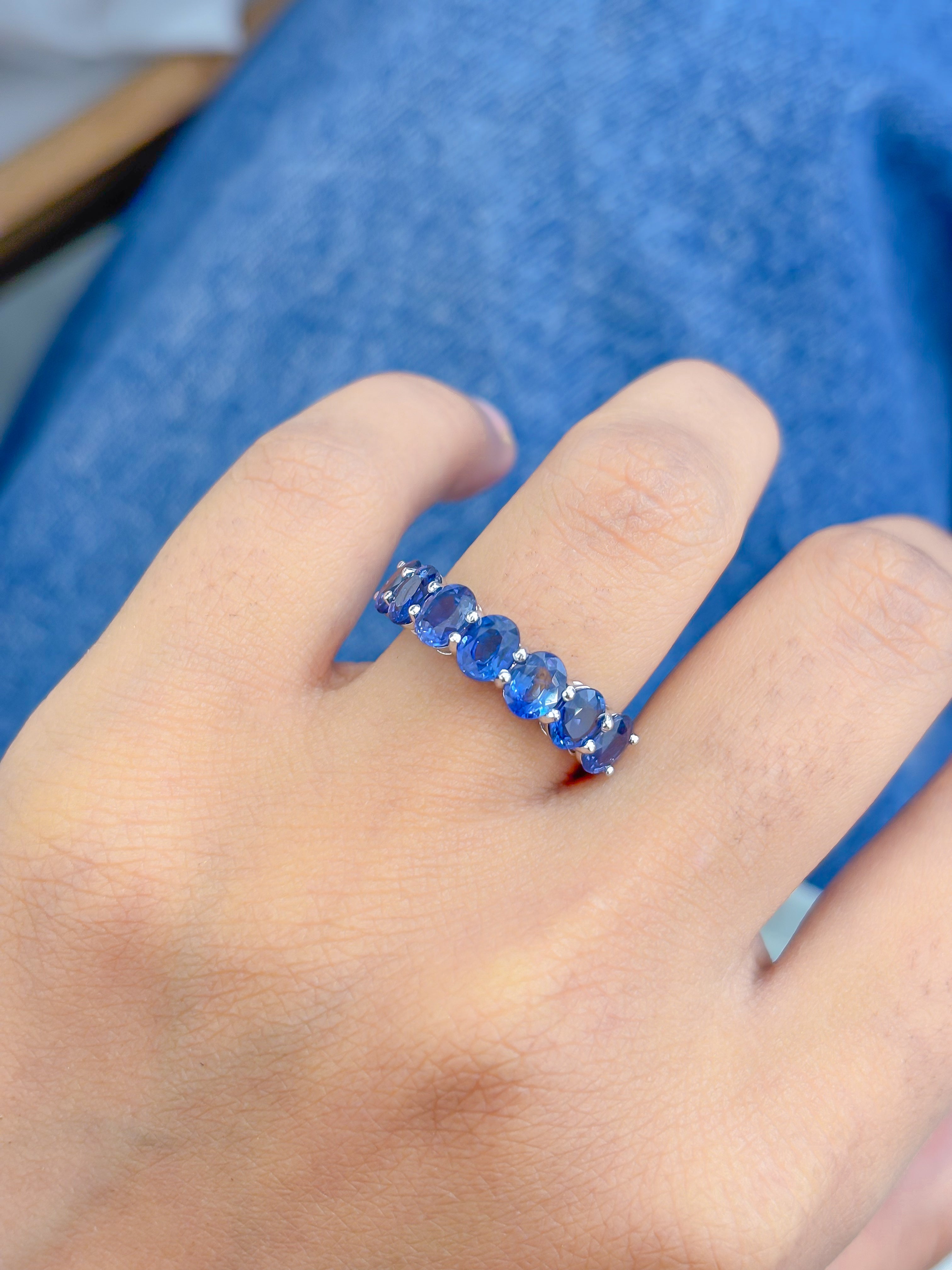 JPRG-4751/11658 Blue Sapphire Ring | 18K