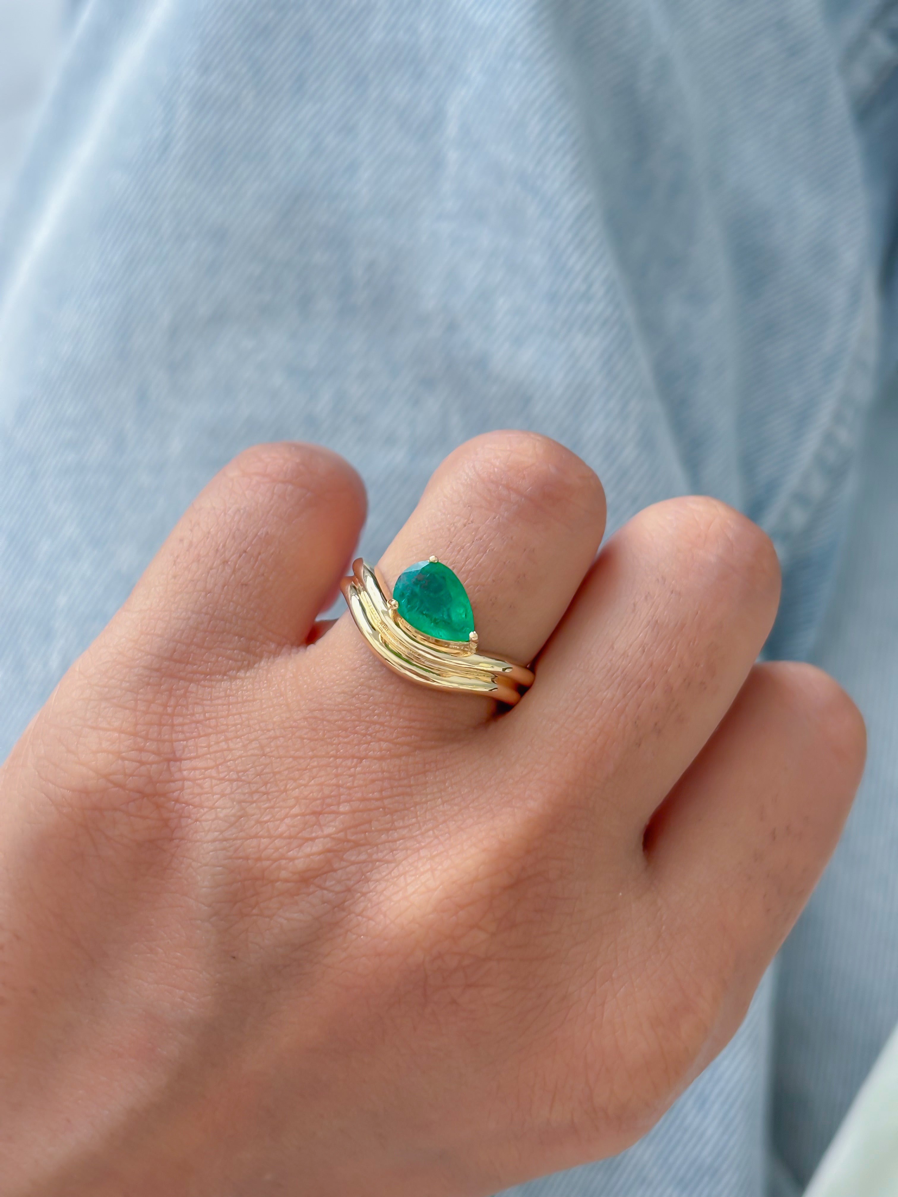 JPRG-4780/11688 Emerald Ring | 18K