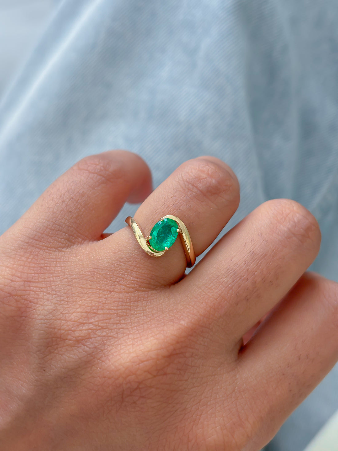 JPRG-4790/11698 Emerald Ring | 18K