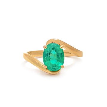 JPRG-4794/11702 Emerald Ring | 18K