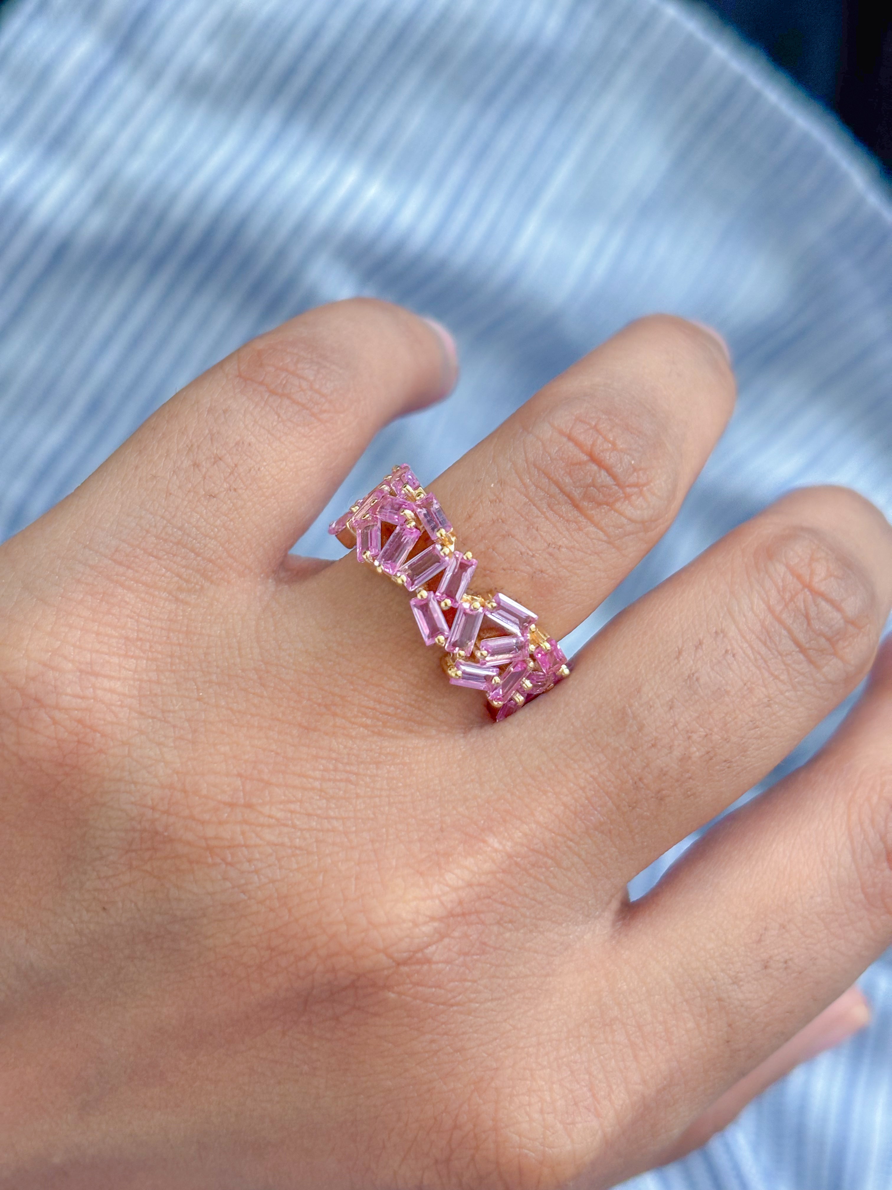 JPRG-4803/11726 Pink Sapphire Ring | 18K