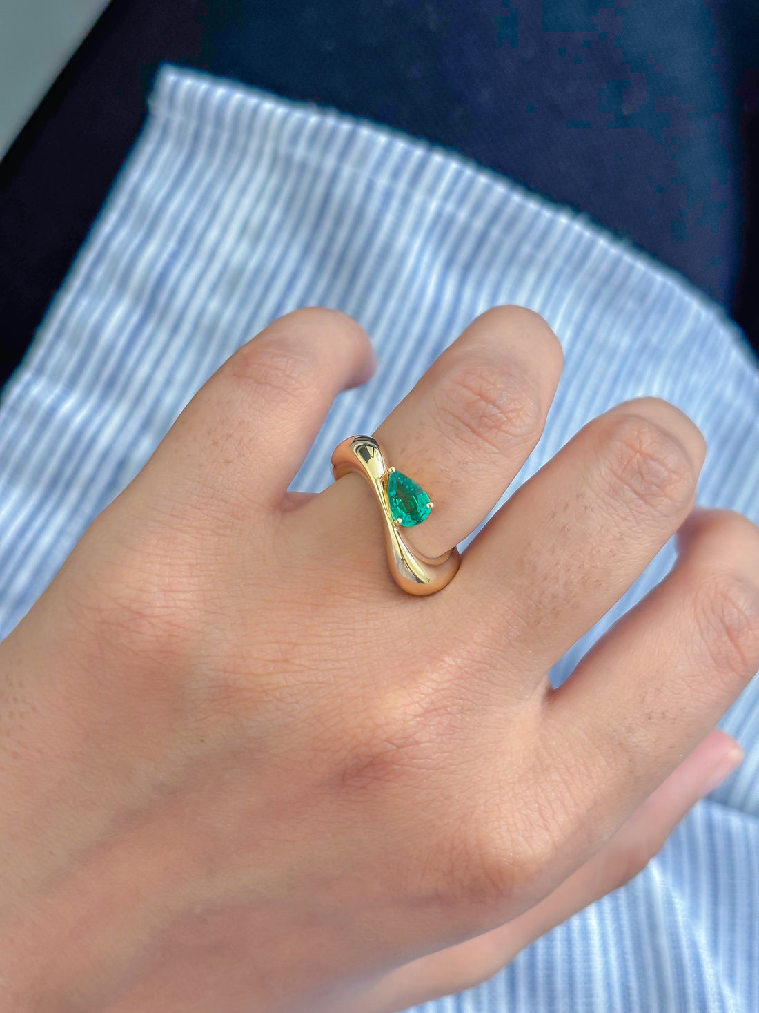 JPRG-4814/11737 Emerald Ring | 18K