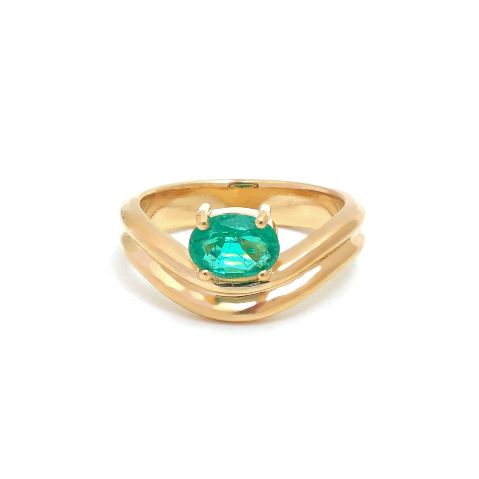 JPRG-4826/11780 Emerald Ring | 18K