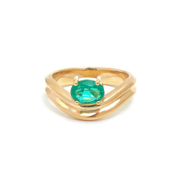 JPRG-4826/11780 Emerald Ring | 18K
