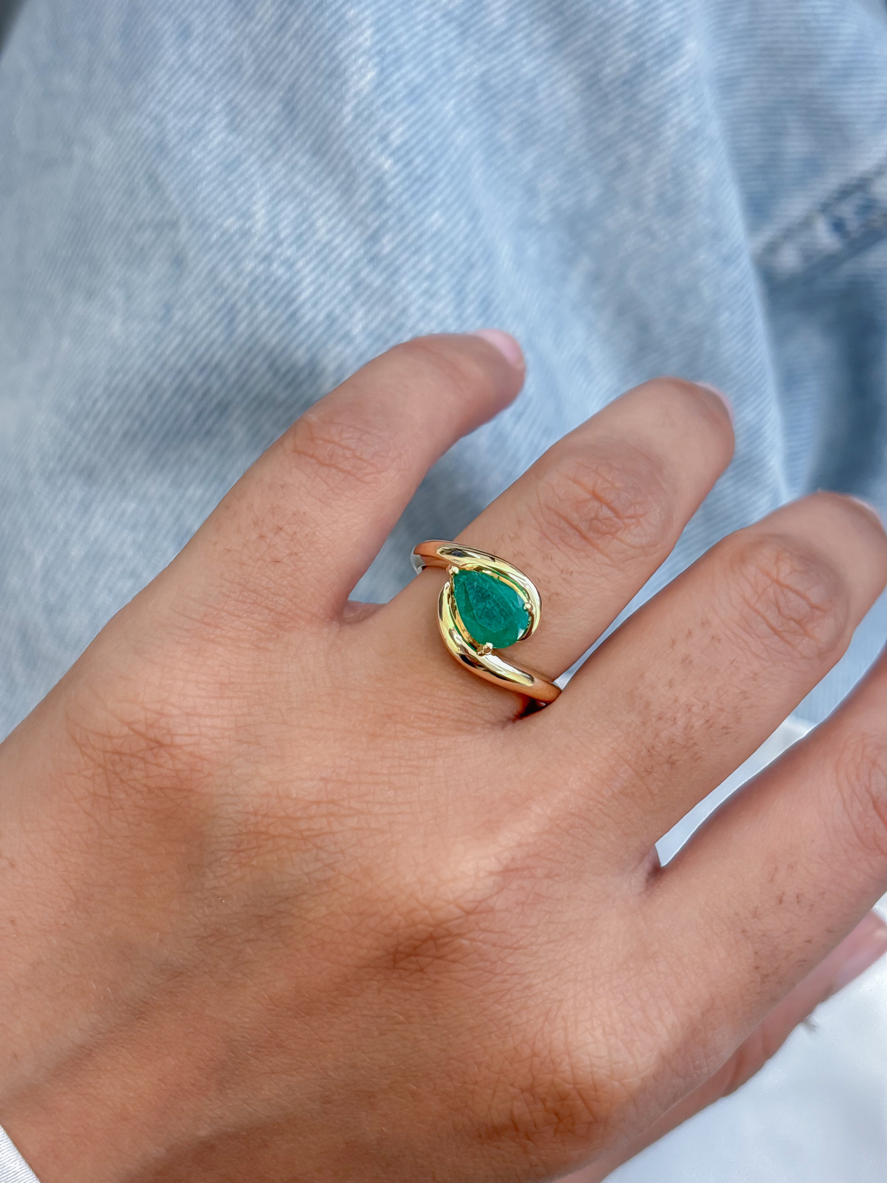 JPRG-4829/11783 Emerald Ring | 18K