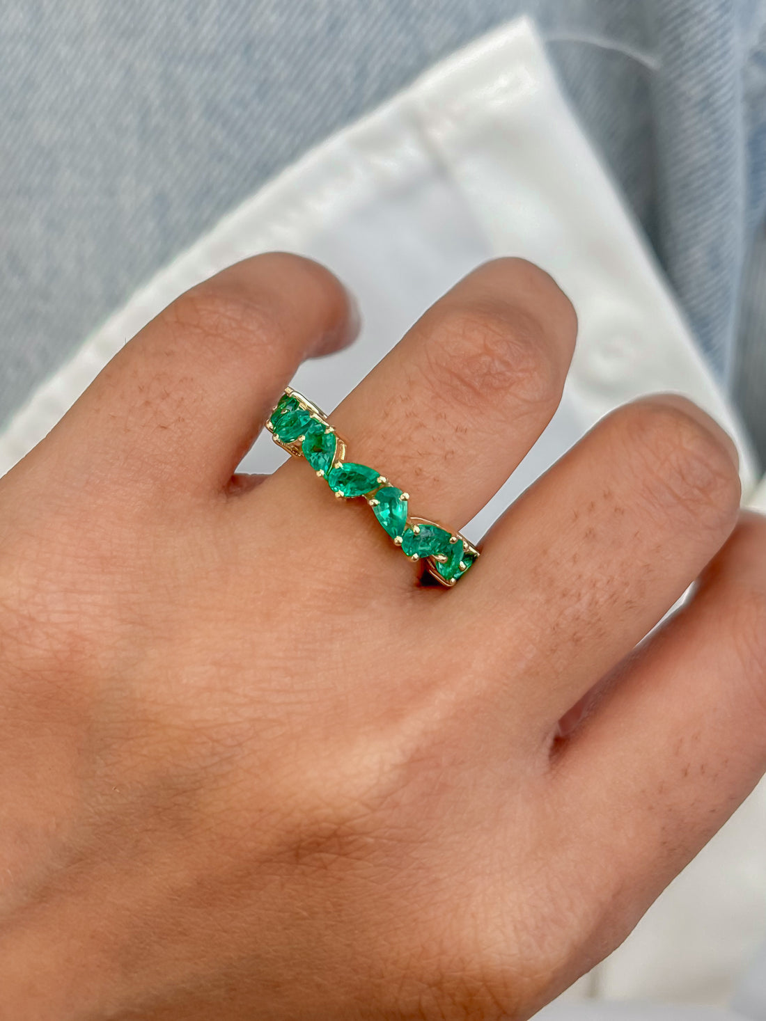 JPRG-4838/11792 Emerald Ring | 14K