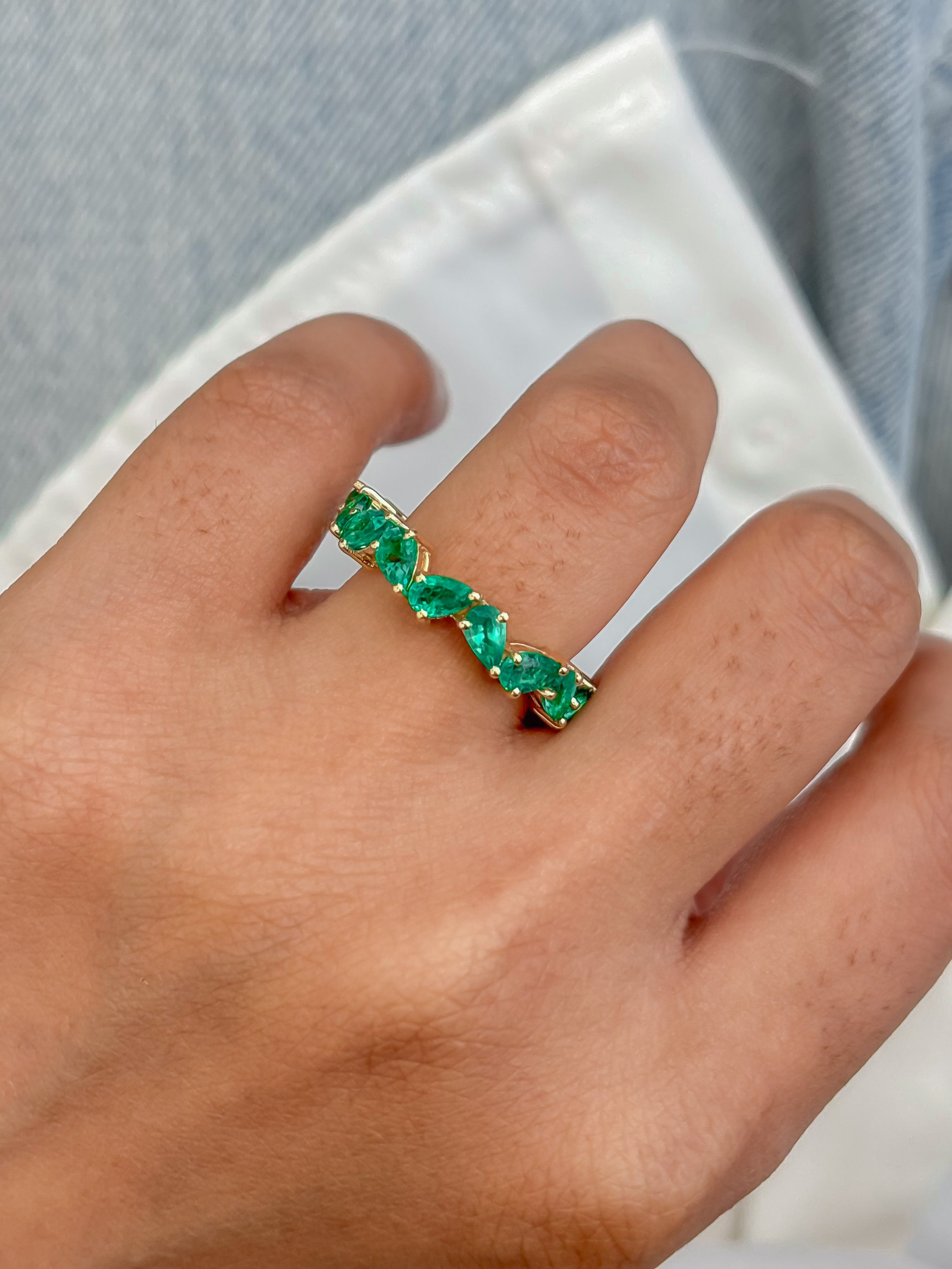 JPRG-4838/11792 Emerald Ring | 14K