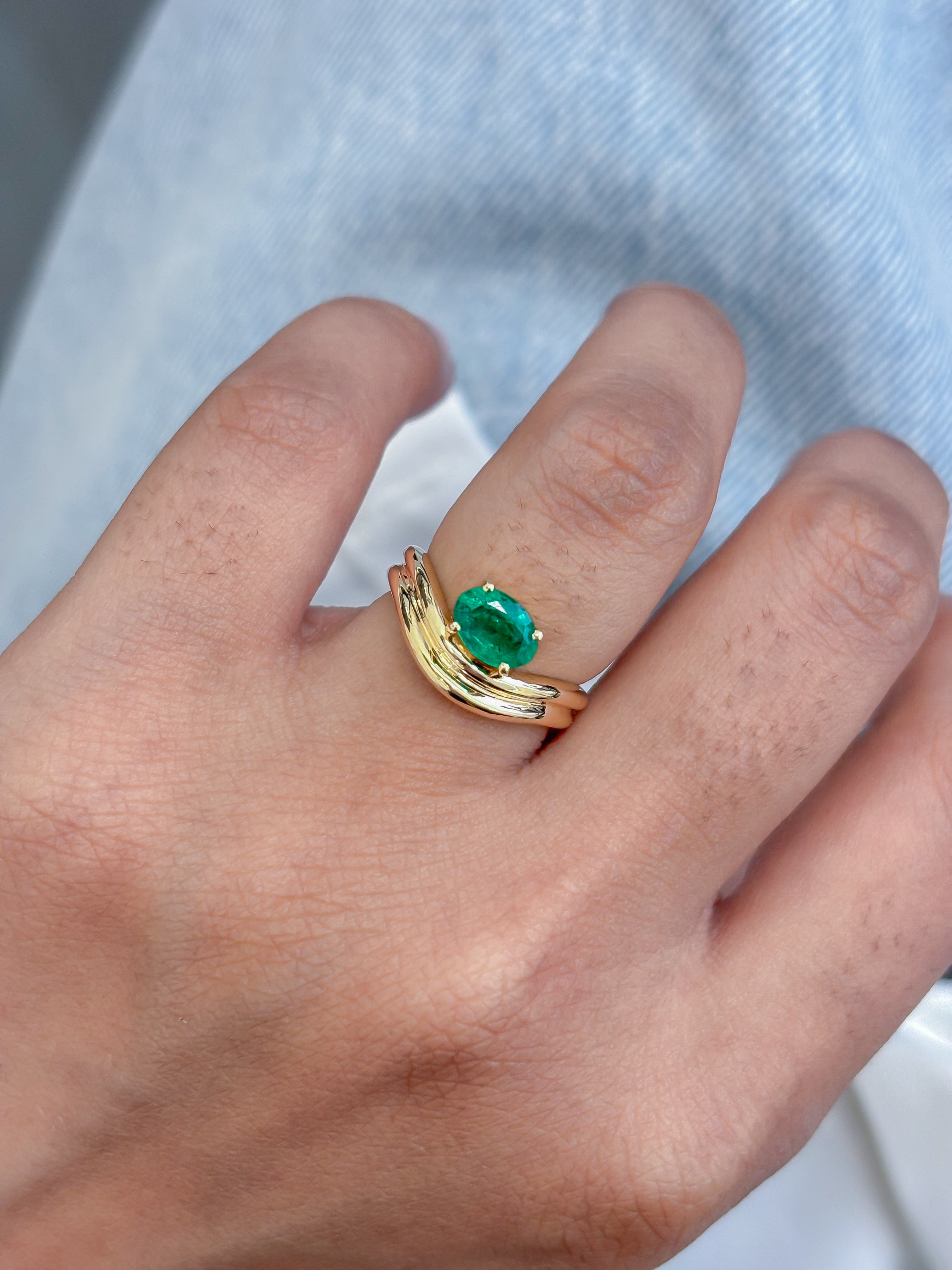 JPRG-4840/11794 Emerald Ring | 18K