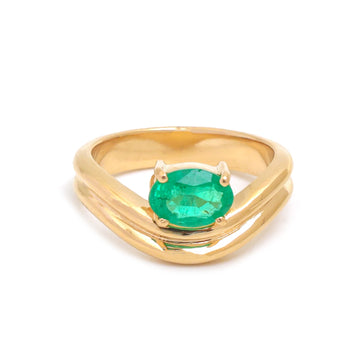 JPRG-4840/11794 Emerald Ring | 18K