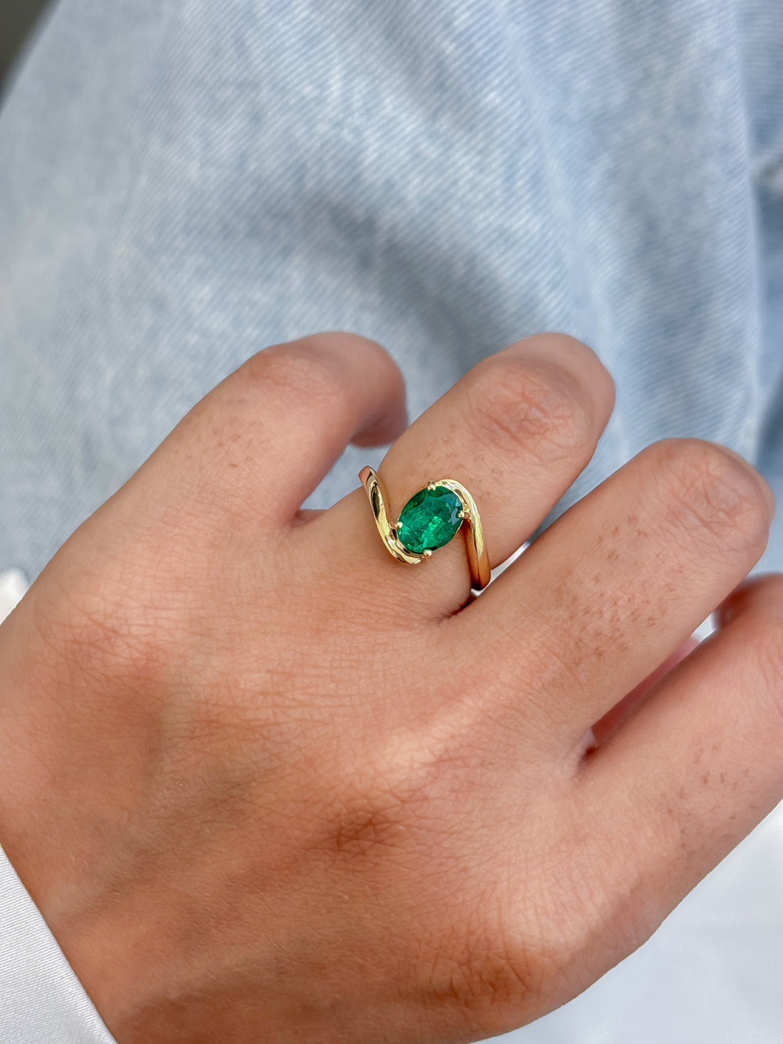 JPRG-4845/11799 Emerald Ring | 18K