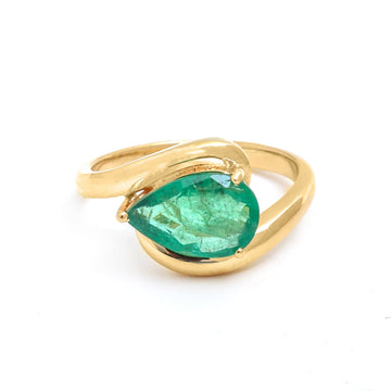 JPRG-4846/11800 Emerald Ring | 18K