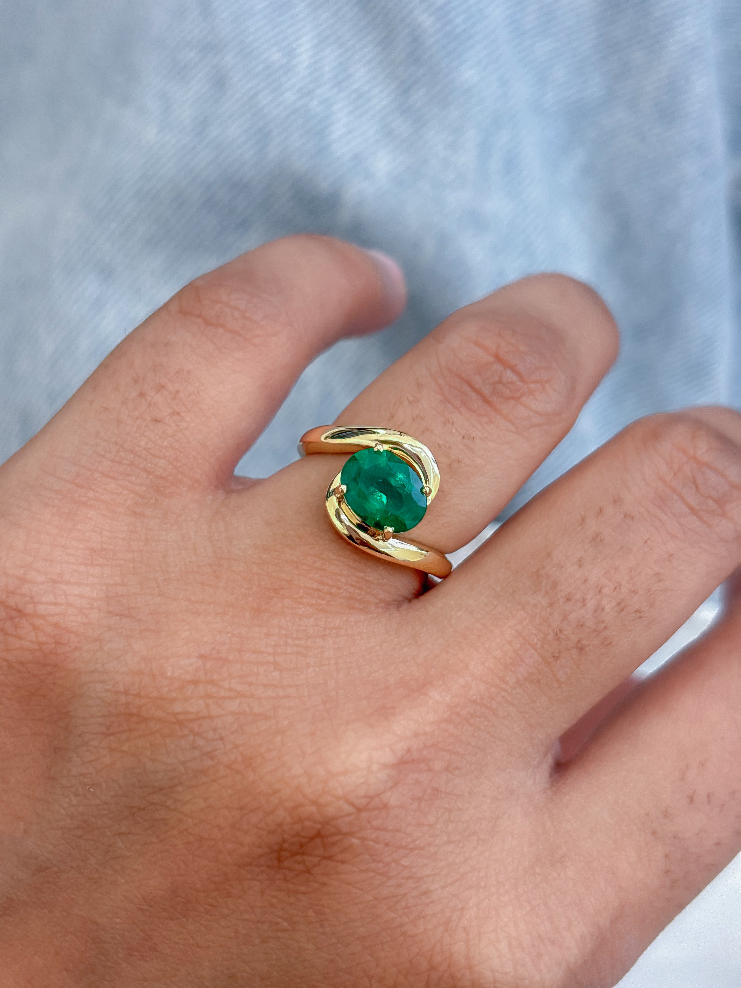 JPRG-4847/11801 Emerald Ring | 18K