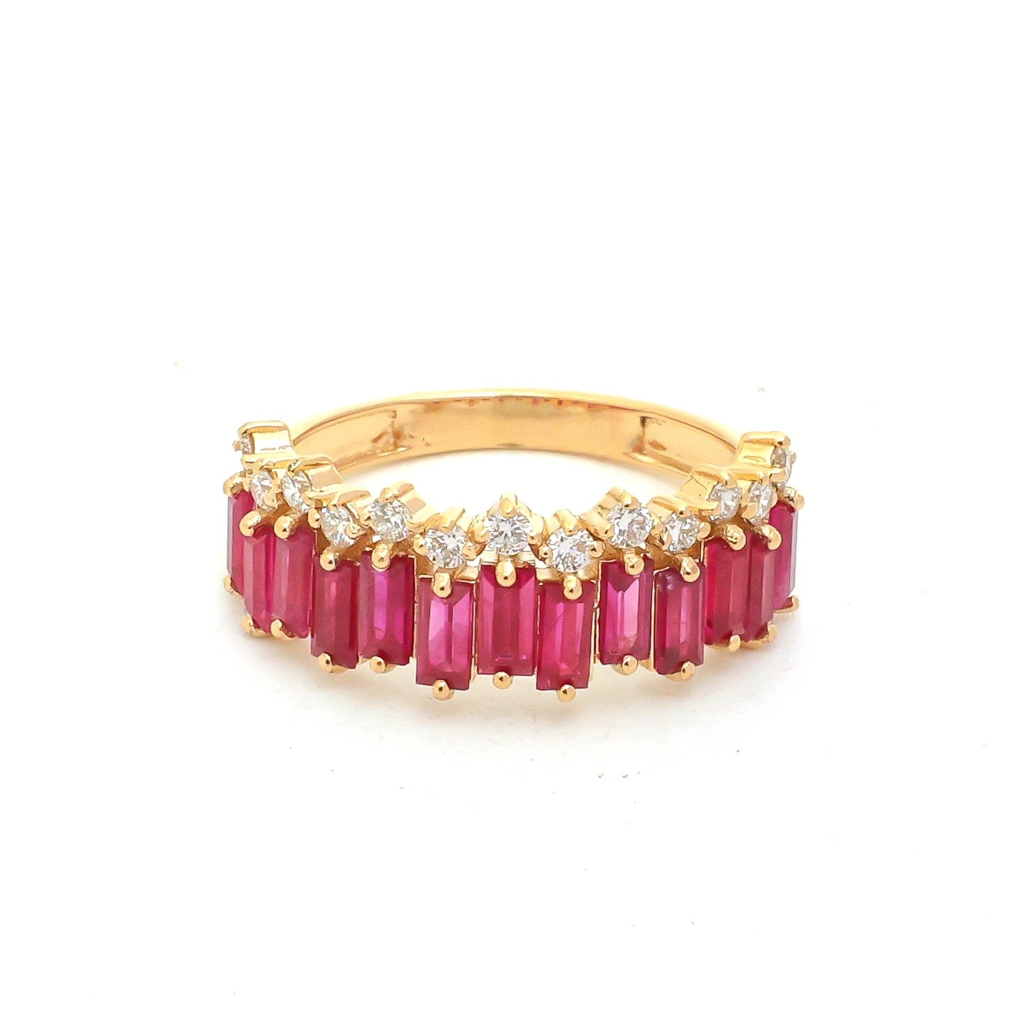 JPRG-4851/11821 Ruby Diamond Ring | 18K