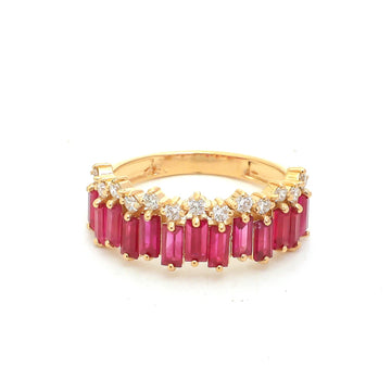 JPRG-4851/11821 Ruby Diamond Ring | 18K