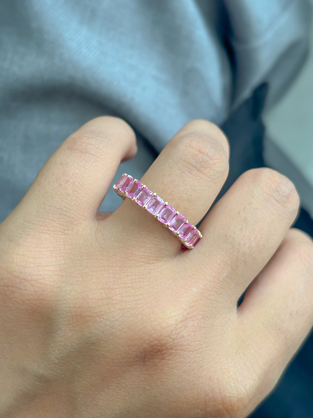 JPRG-4858/11828 Pink Sapphire Ring | 14K