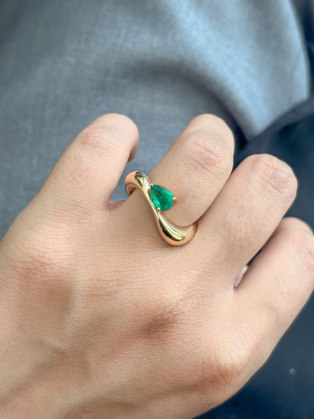 JPRG-4865/11835 Emerald Ring | 18K