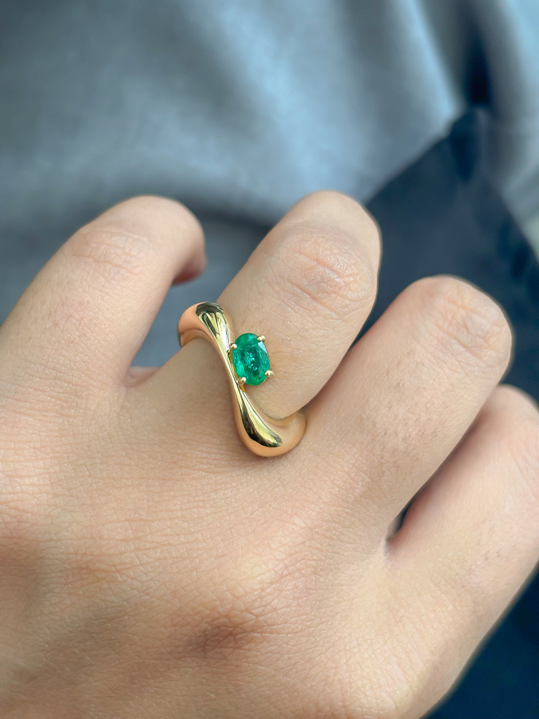 JPRG-4867/11837 Emerald Ring | 18K
