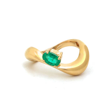 JPRG-4867/11837 Emerald Ring | 18K