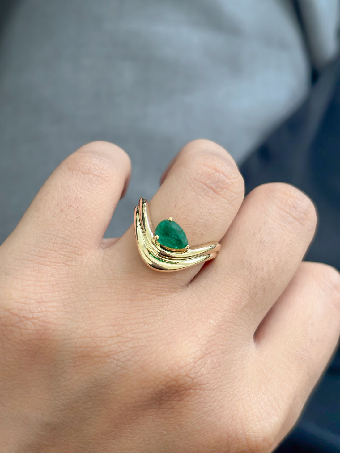 JPRG-4871/11841 Emerald Ring | 18K