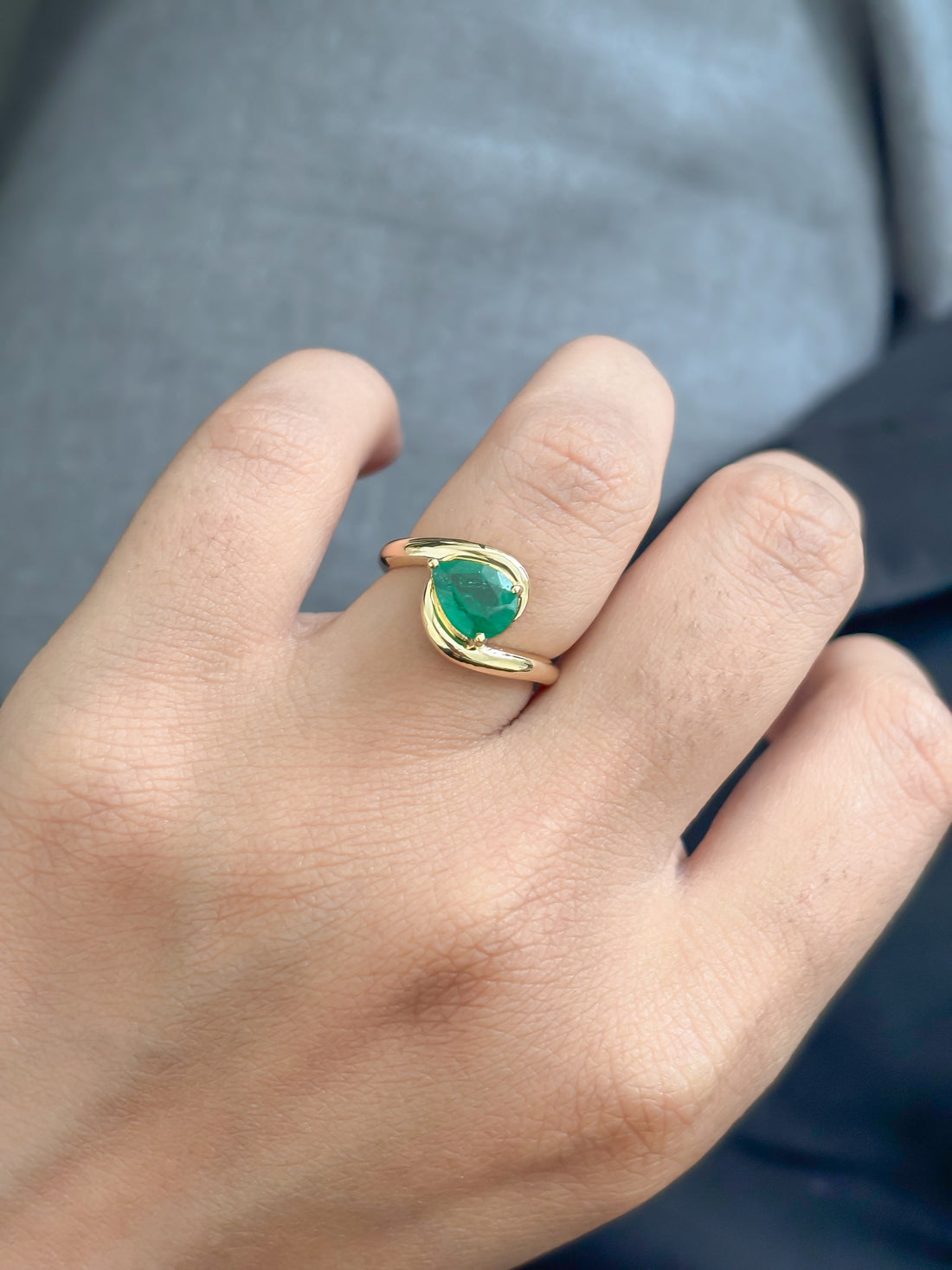 JPRG-4872/11842 Emerald Ring | 18K