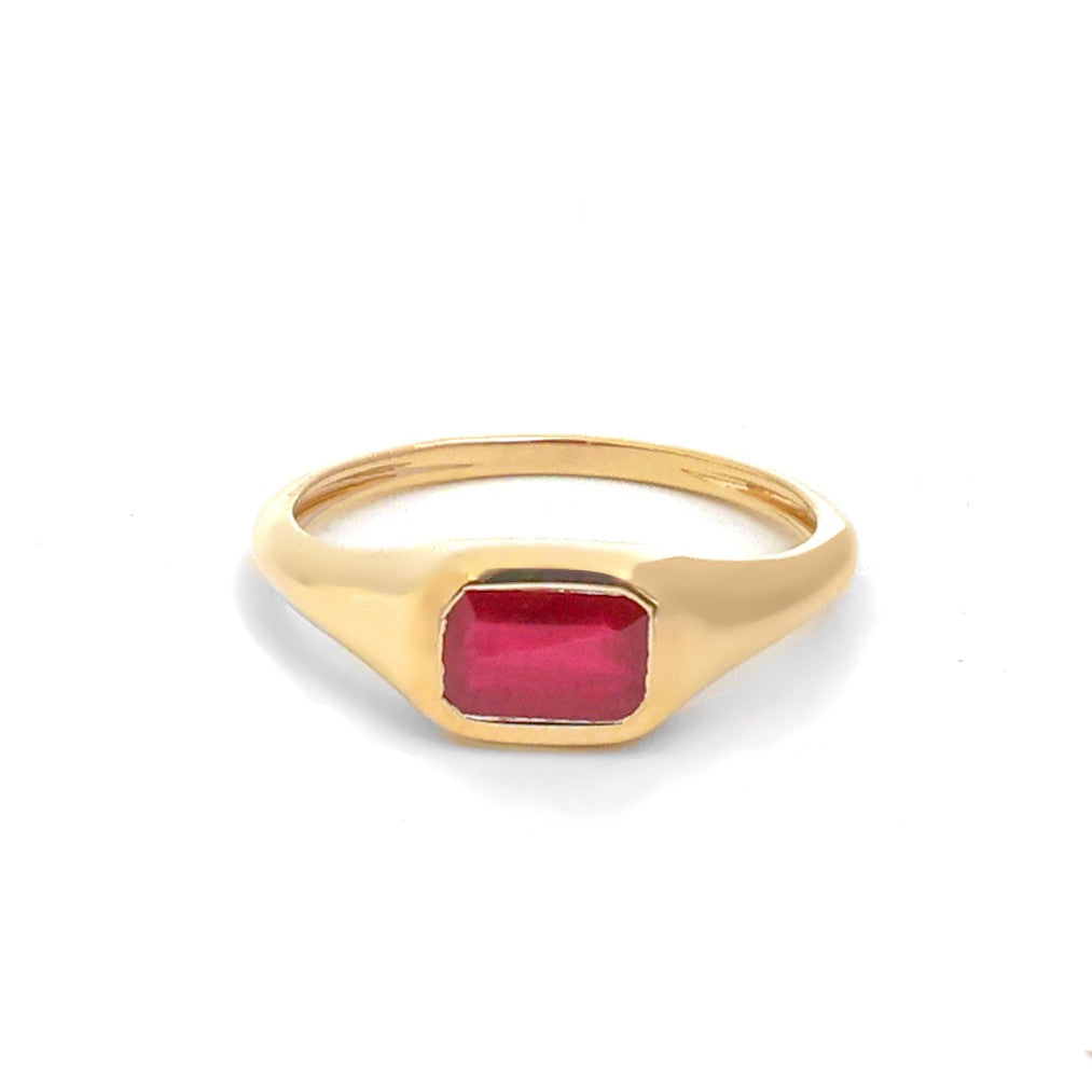 JPRG-4879/11868 Ruby Ring | 18K