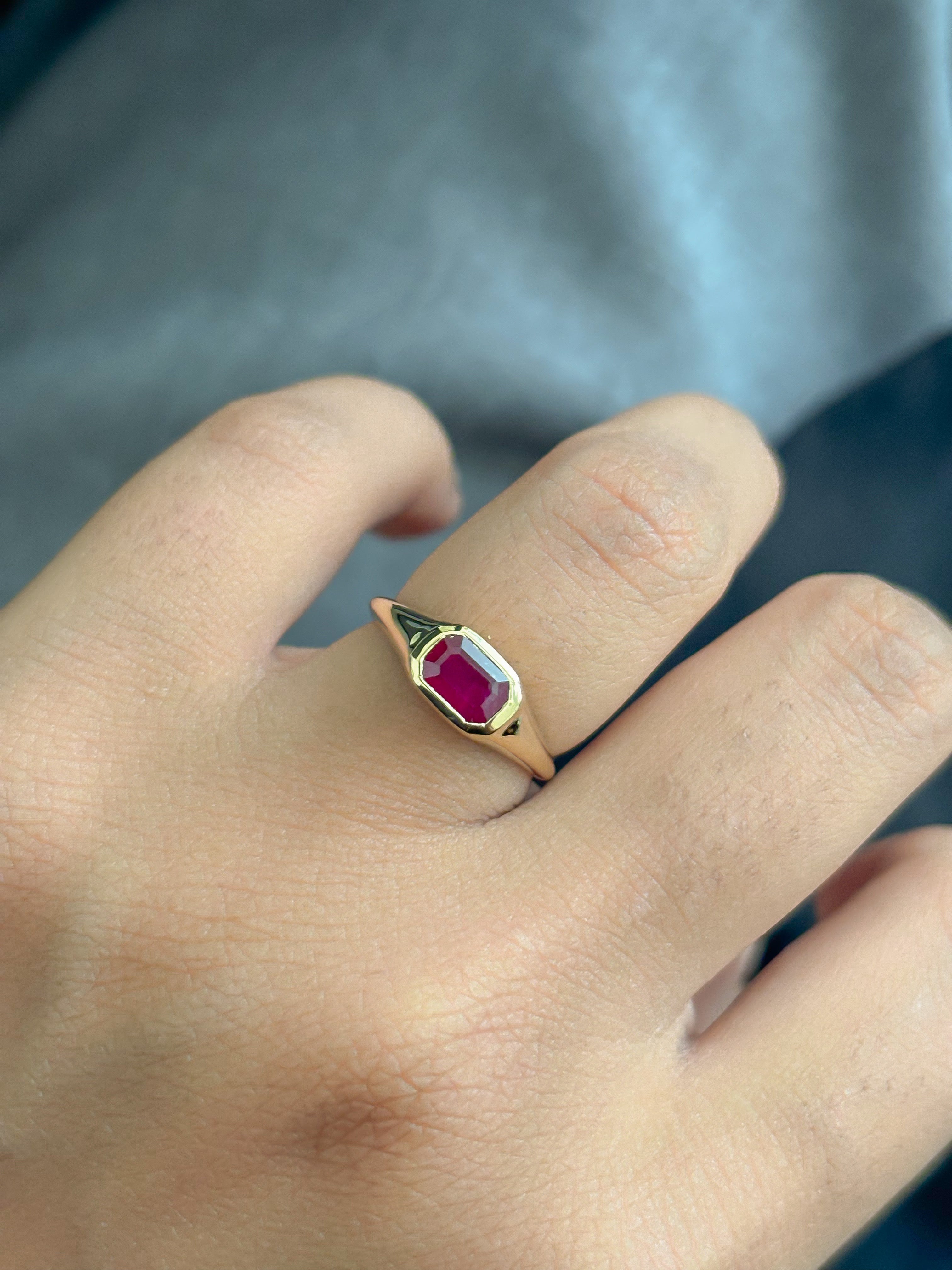 JPRG-4881/11870 Ruby Ring | 14K