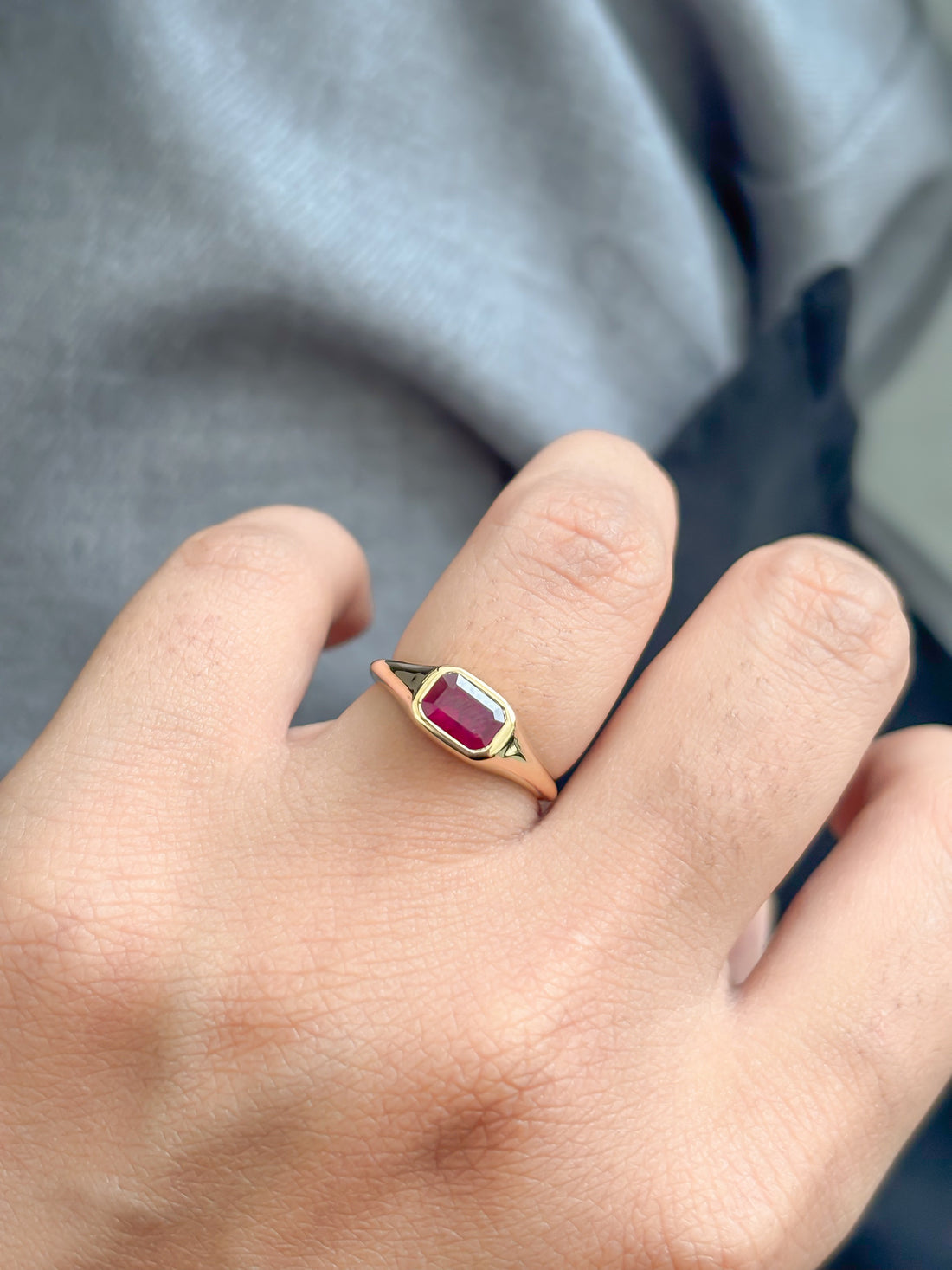 JPRG-4882/11871 Ruby Ring | 14K
