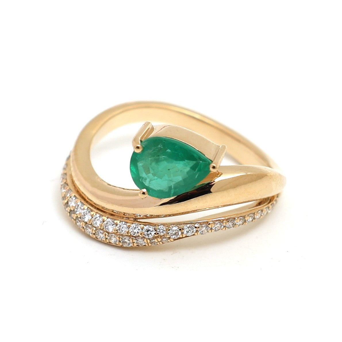 JPRG-4888/11895 Emerald Diamond Ring | 18K