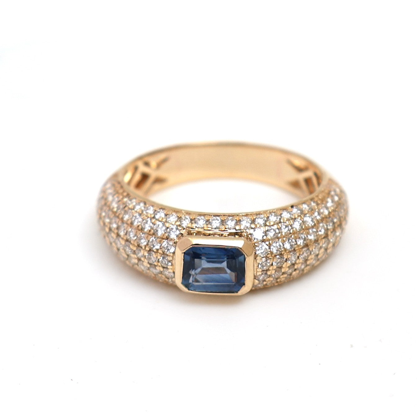 JPRG-4902/11919 Blue Sapphire Ring | 14K