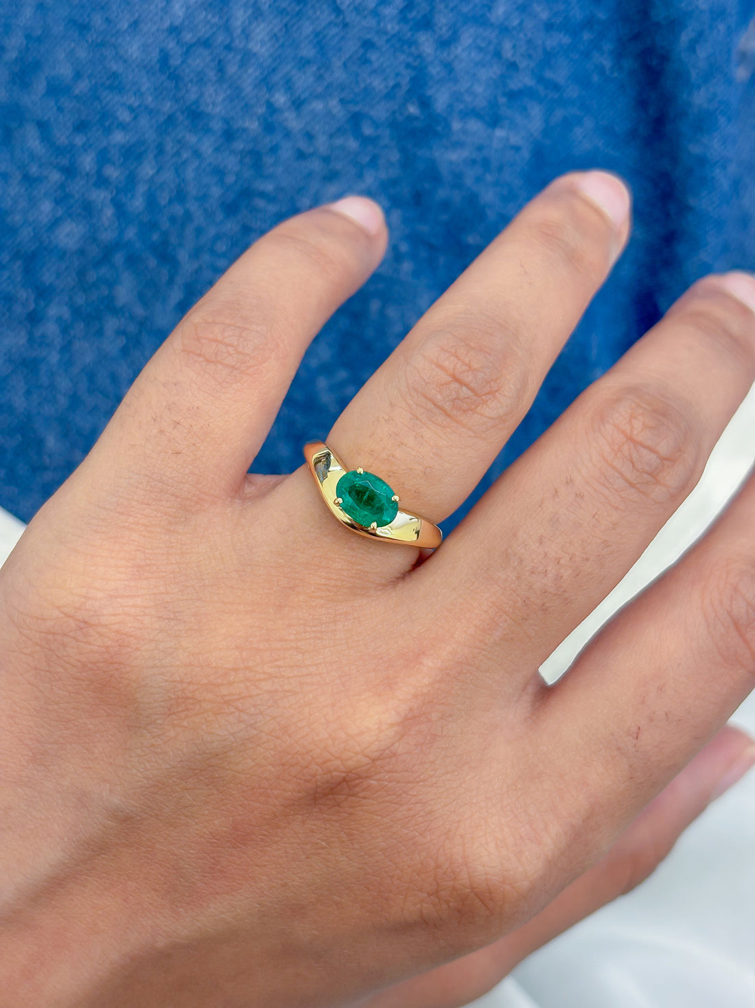 JPRG-4904/11930 Emerald Ring | 18K