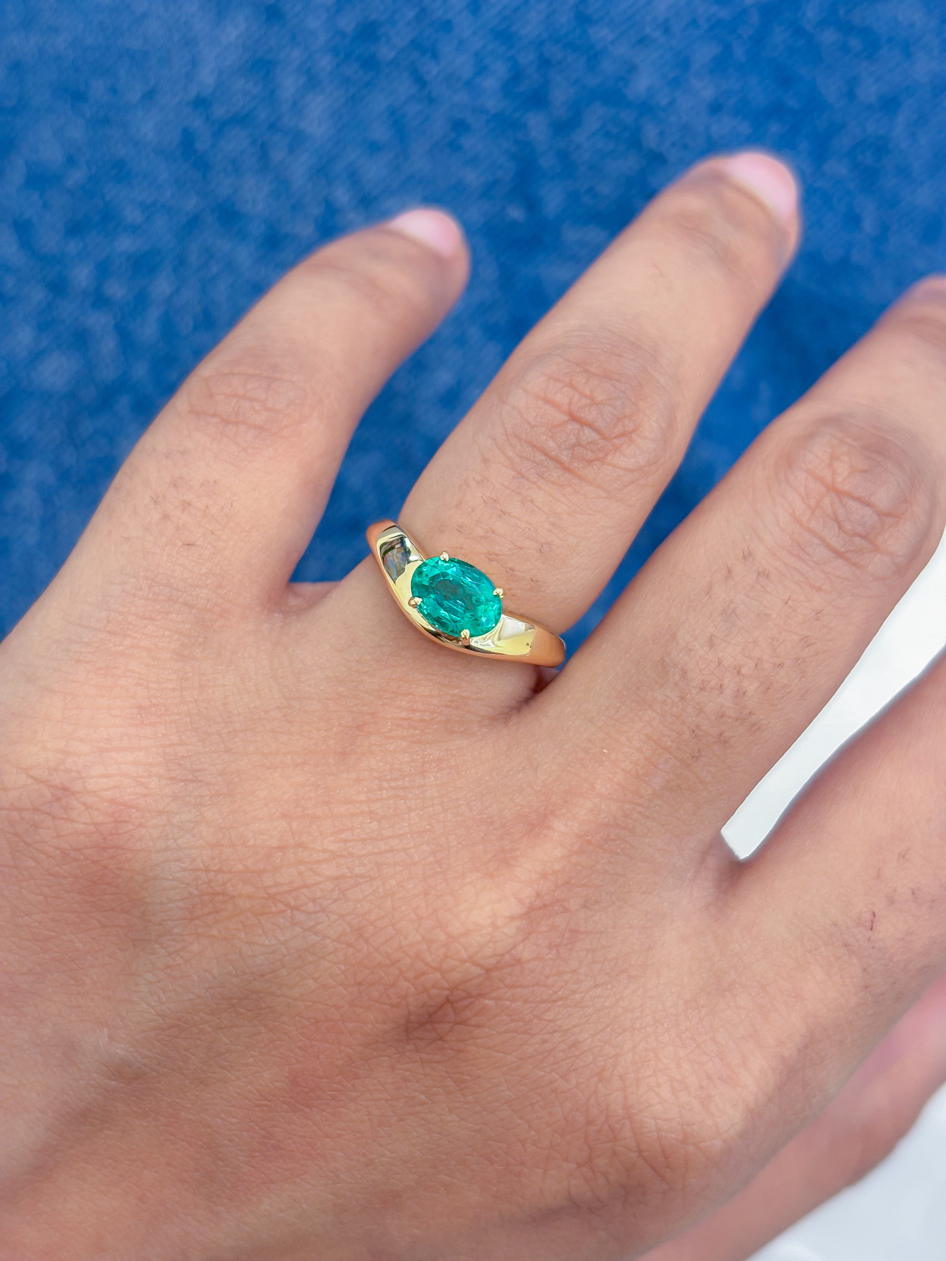 JPRG-4905/11931 Emerald Ring | 18K