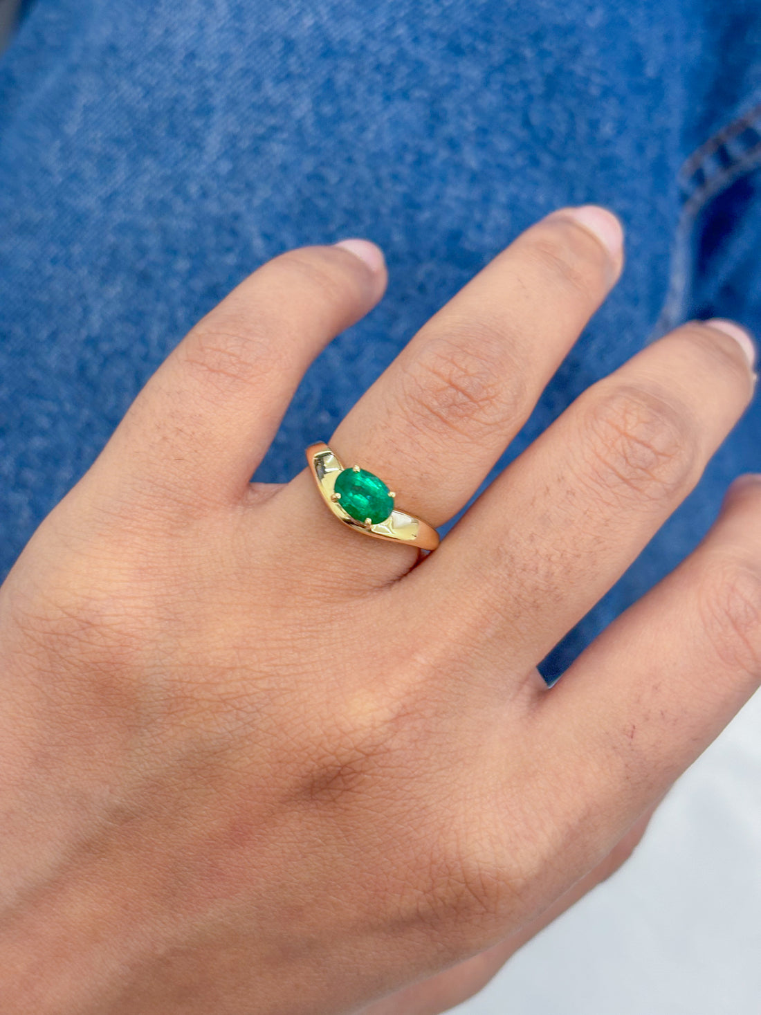 JPRG-4911/11937 Emerald Ring | 18K
