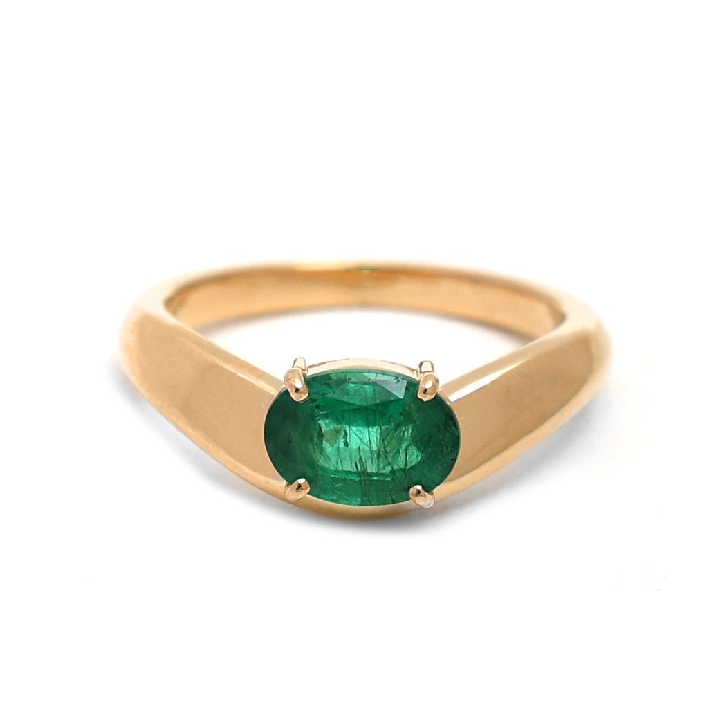 JPRG-4911/11937 Emerald Ring | 18K