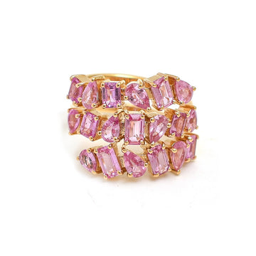 JPRG-4912/11938 Pink Sapphire Ring | 18K