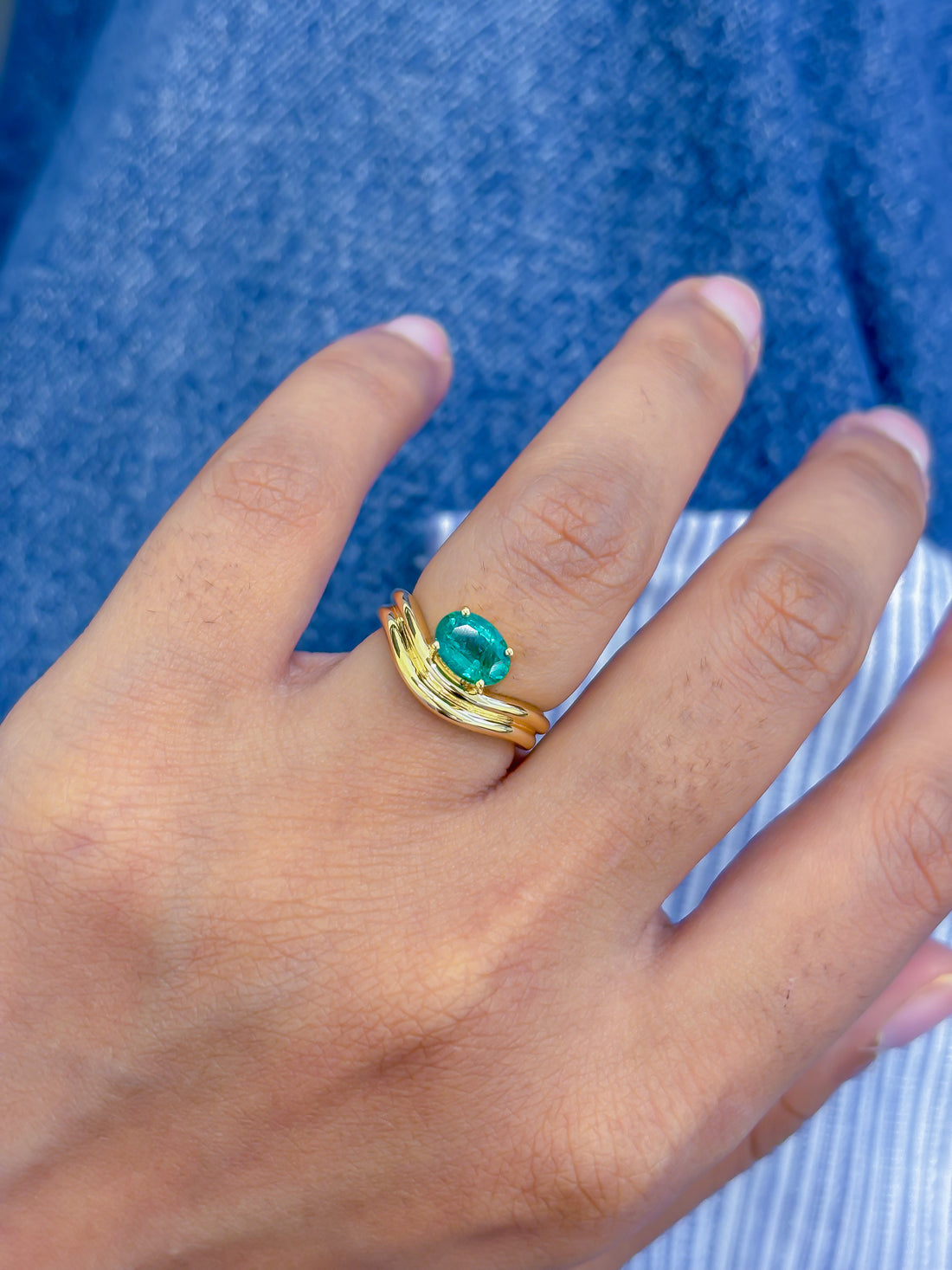 JPRG-4928/11976 Emerald Ring | 18K