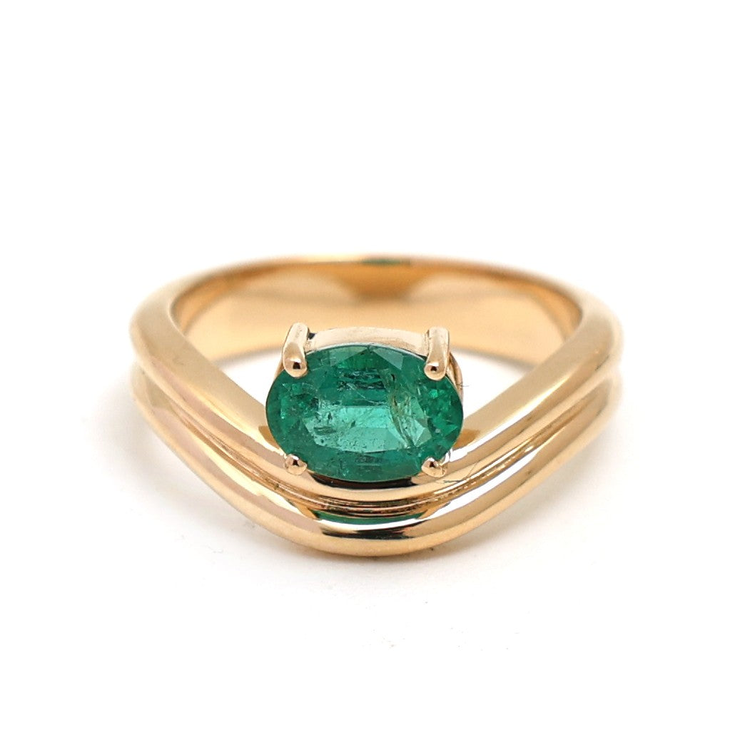 JPRG-4928/11976 Emerald Ring | 18K