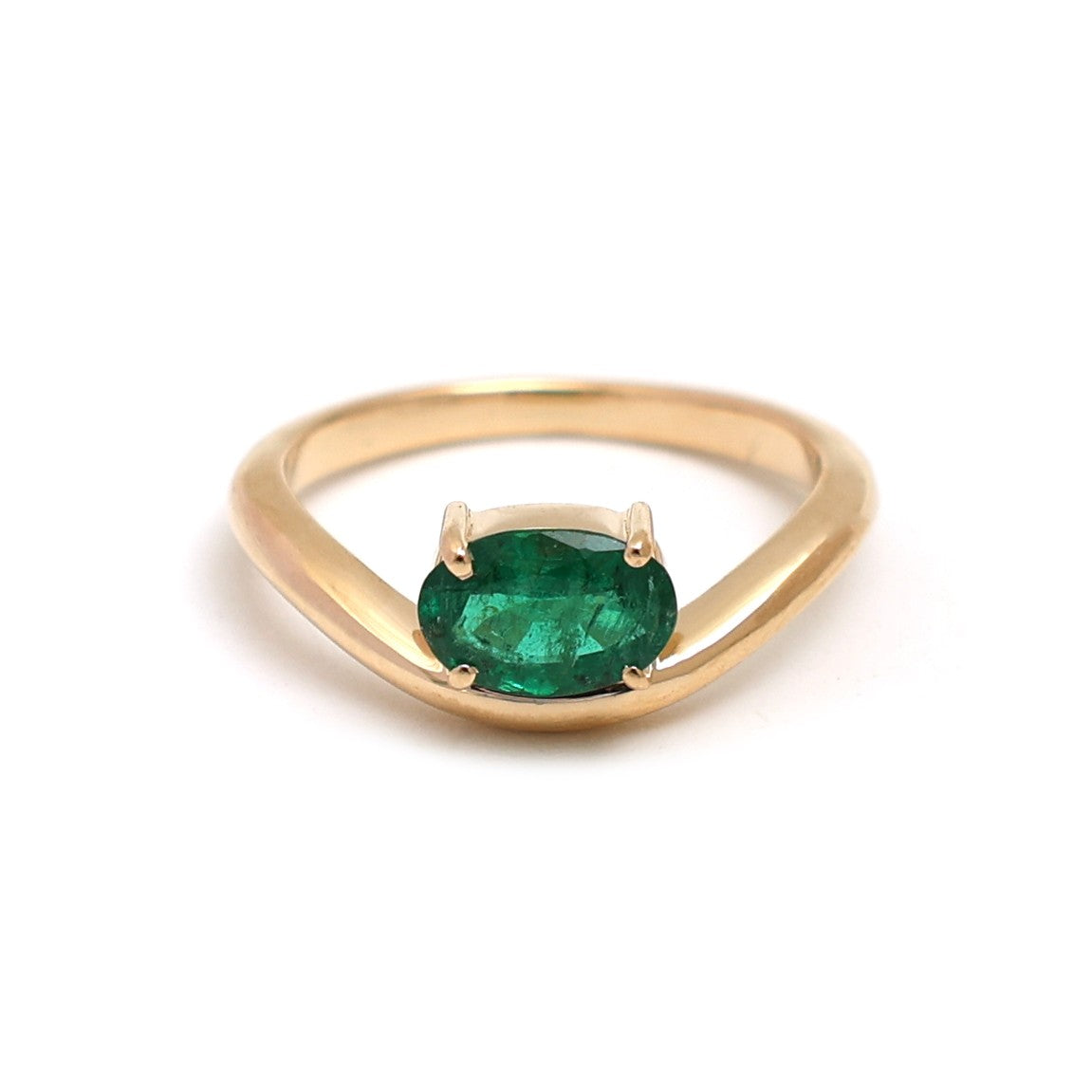 JPRG-4936/11990 Emerald Ring | 18K