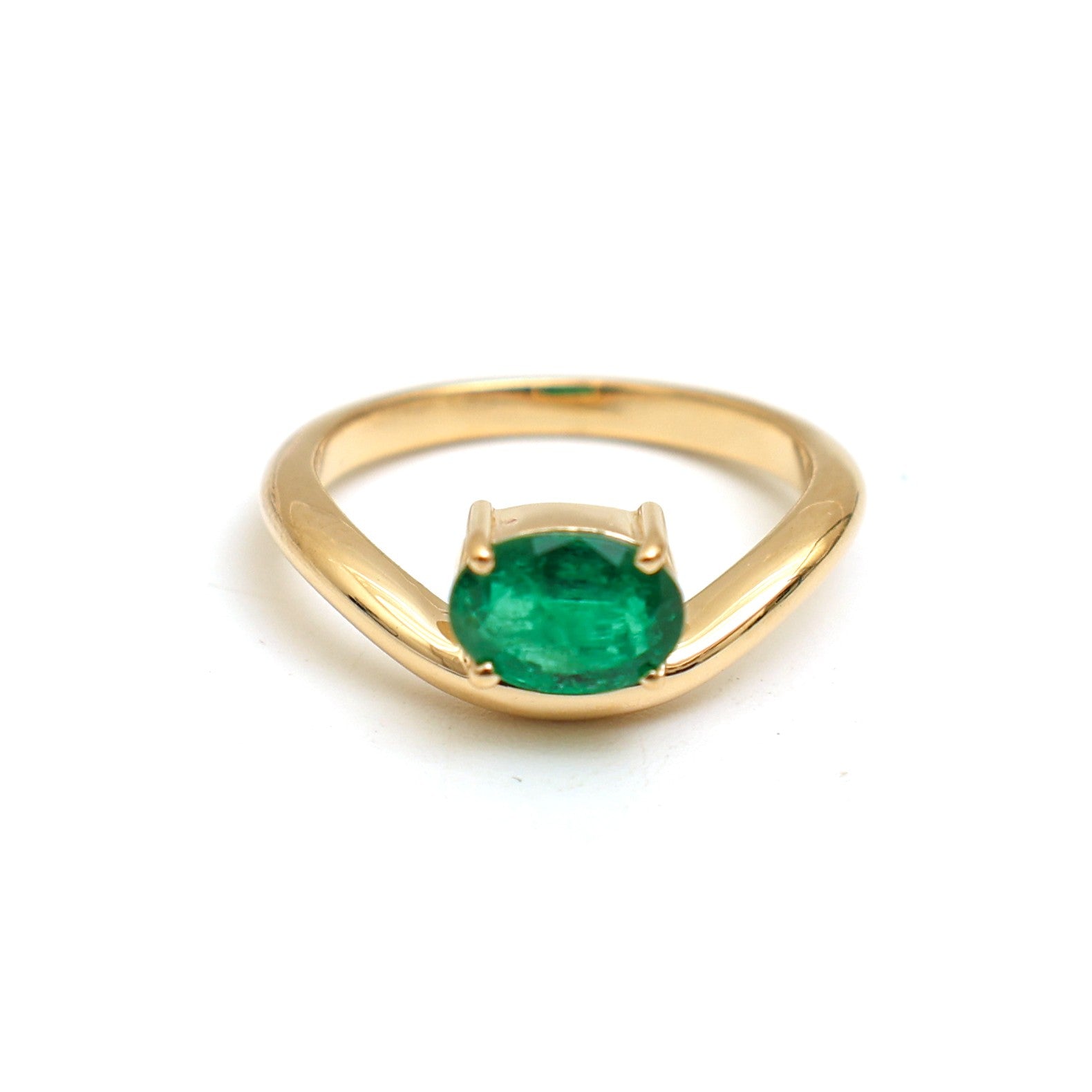 JPRG-4937/11991 Emerald Ring | 18K