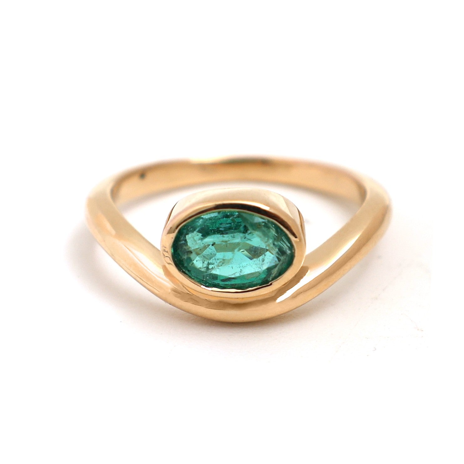 JPRG-4943/11998 Emerald Ring | 18K
