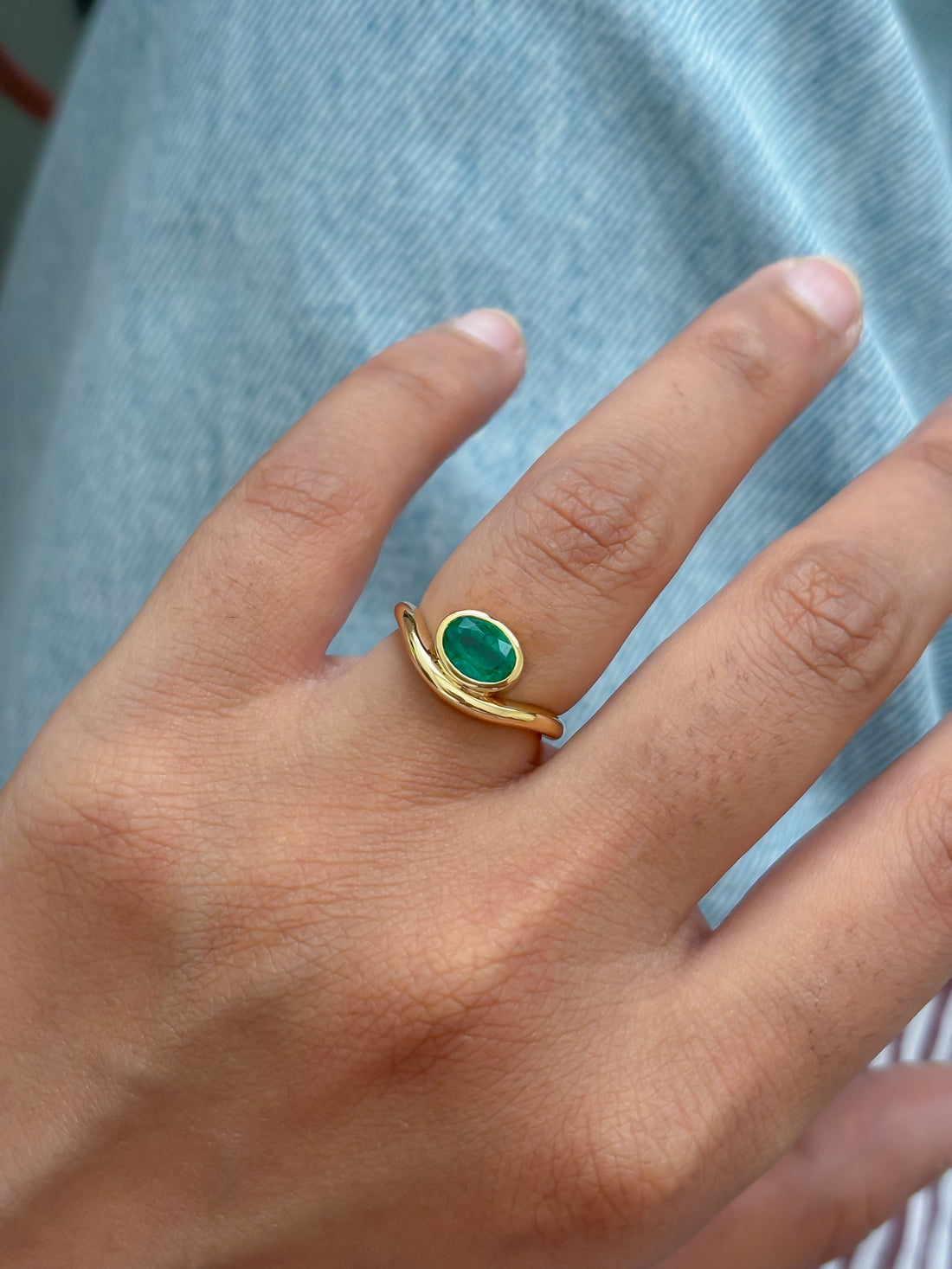 JPRG-4944/11999 Emerald Ring | 18K