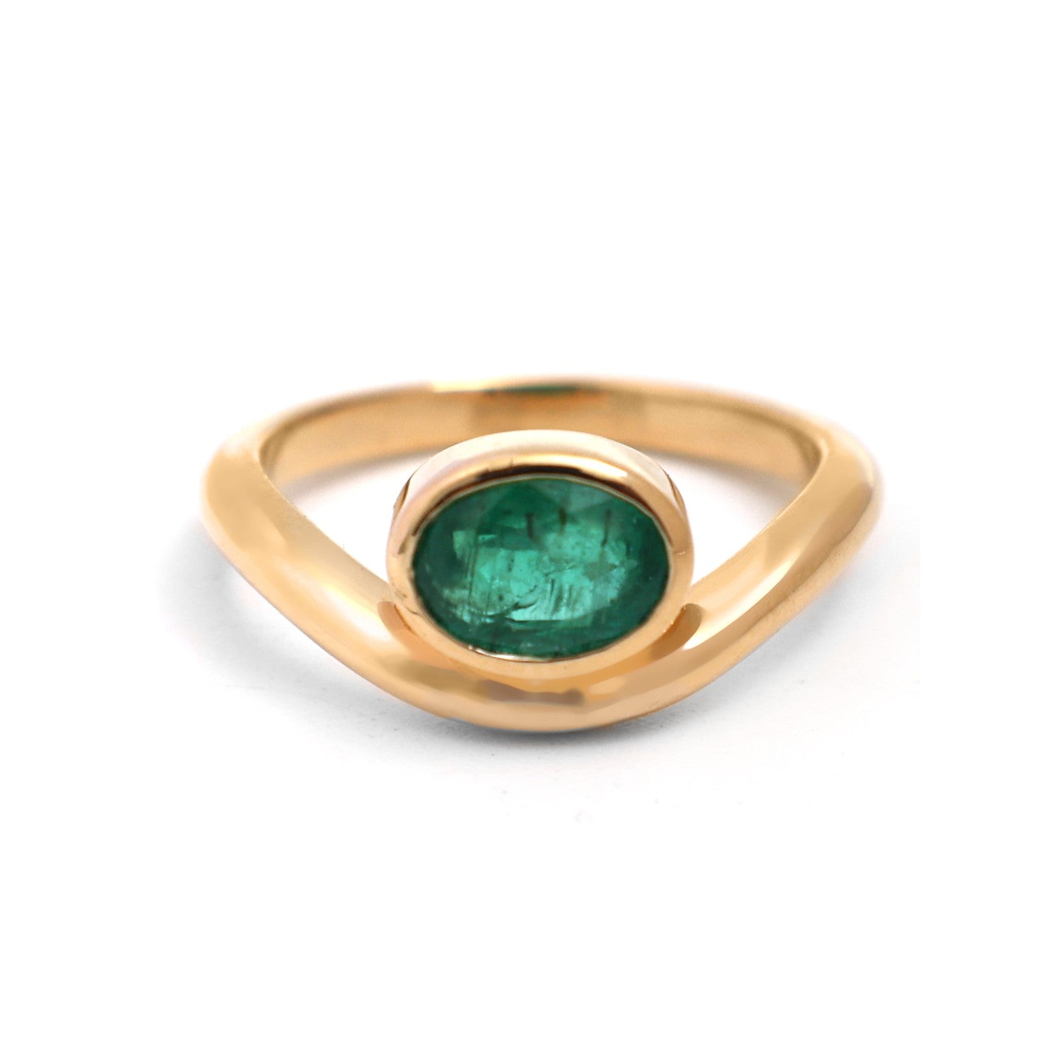 JPRG-4944/11999 Emerald Ring | 18K