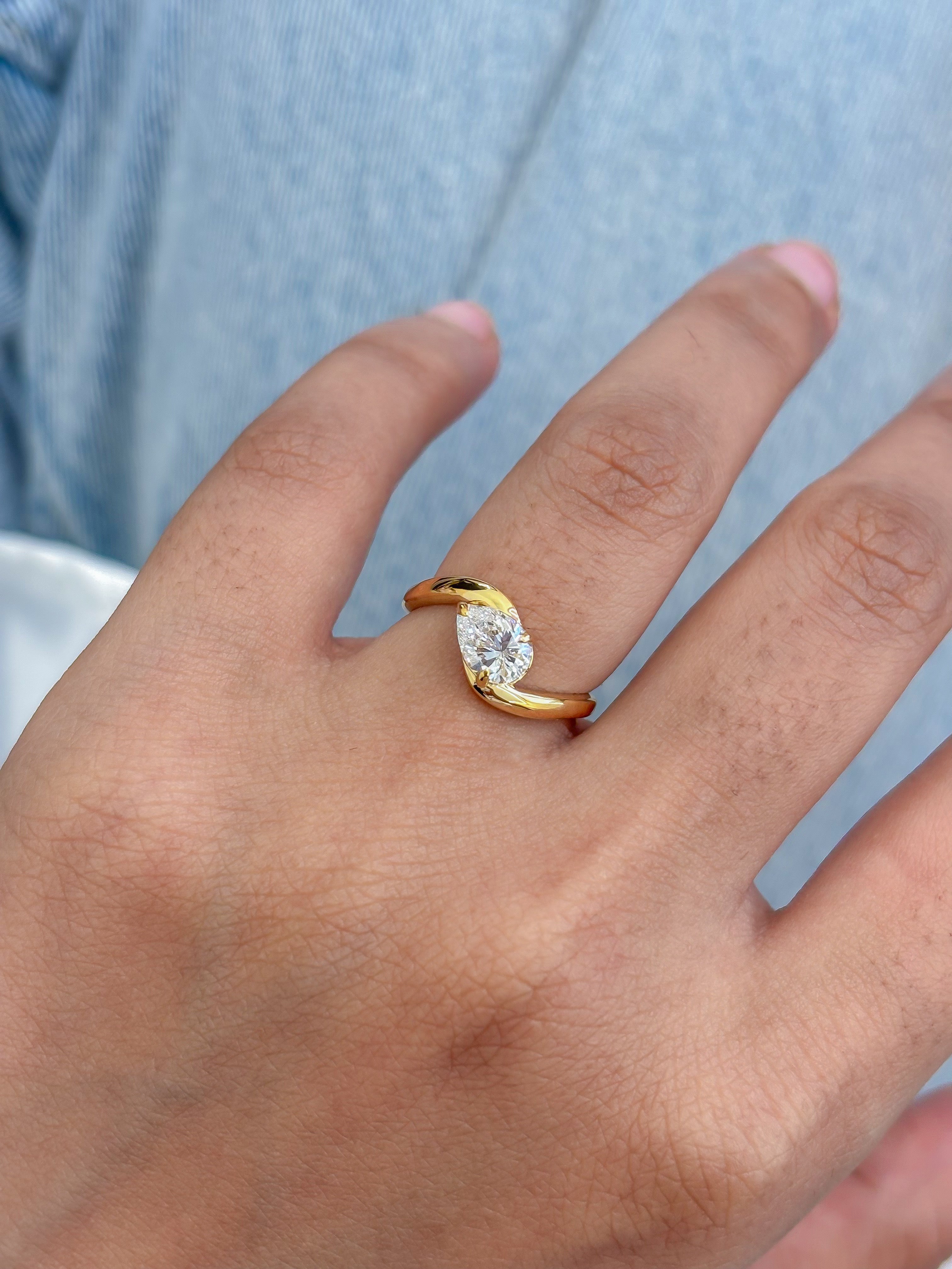 JPRG-4958/12037 Lab Grown Diamond Ring | 14K