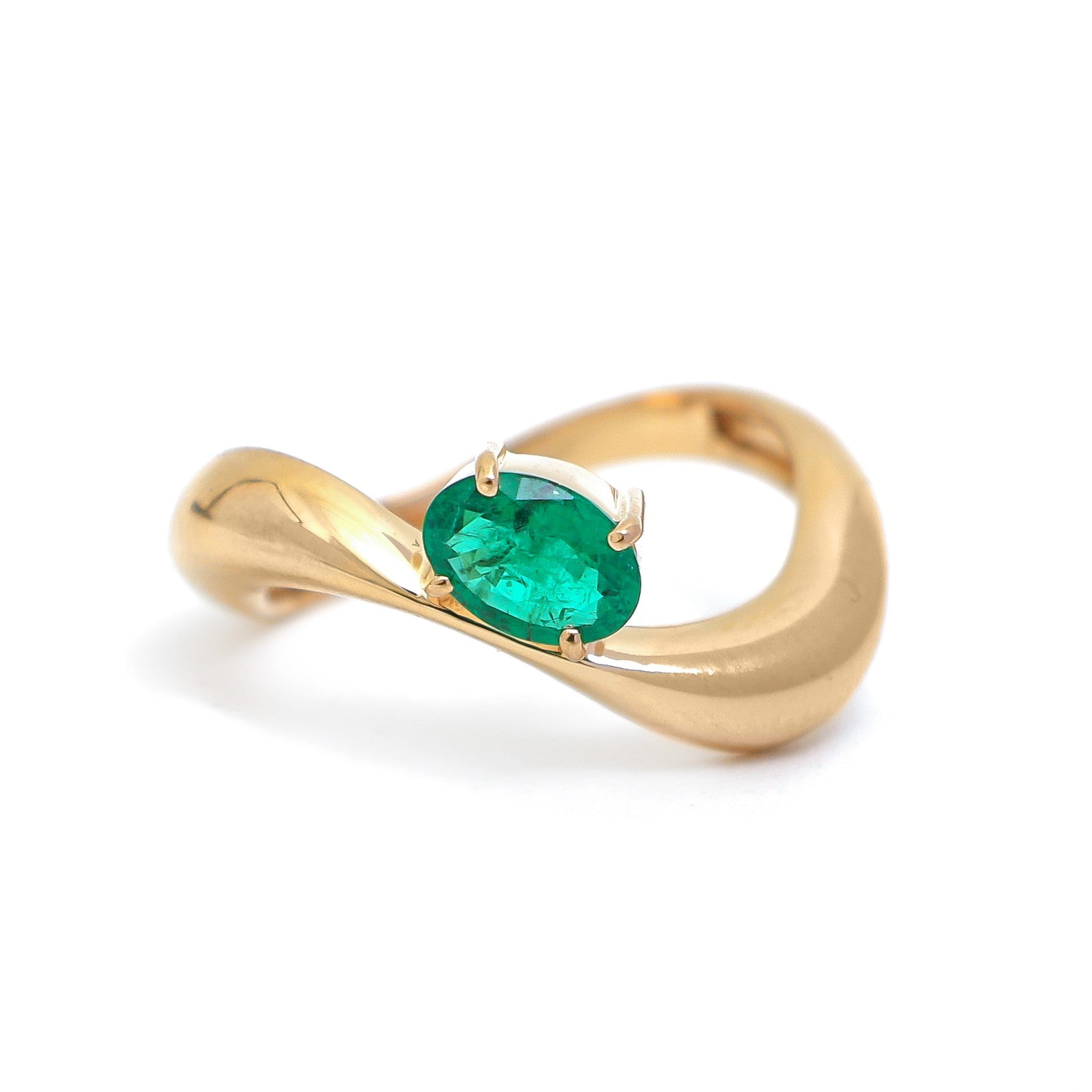 JPRG-4962/12041 Emerald Ring | 18K