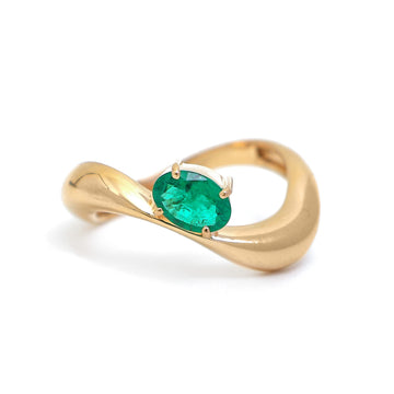 JPRG-4962/12041 Emerald Ring | 18K