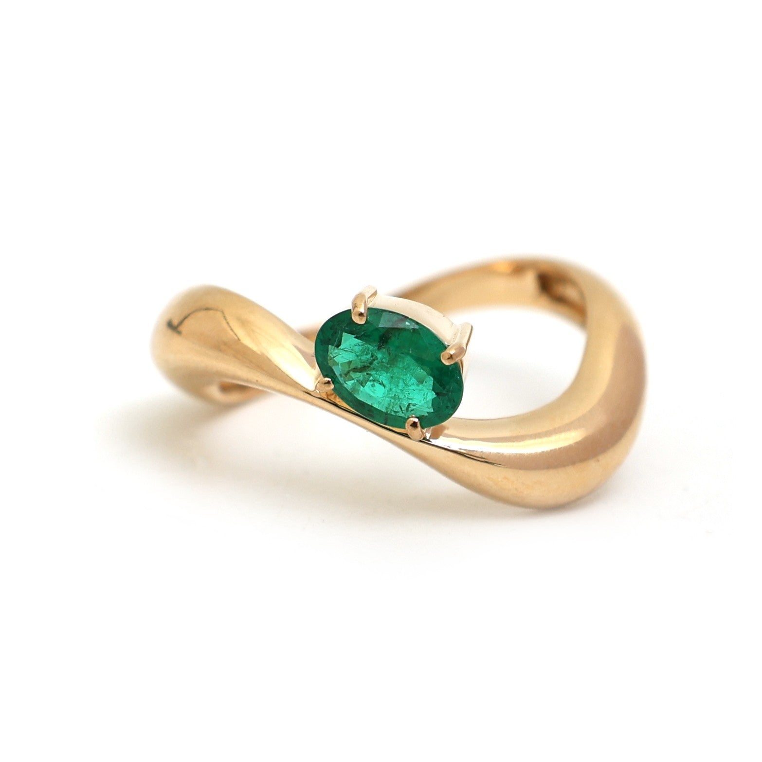 JPRG-4963/12042 Emerald Ring | 18K